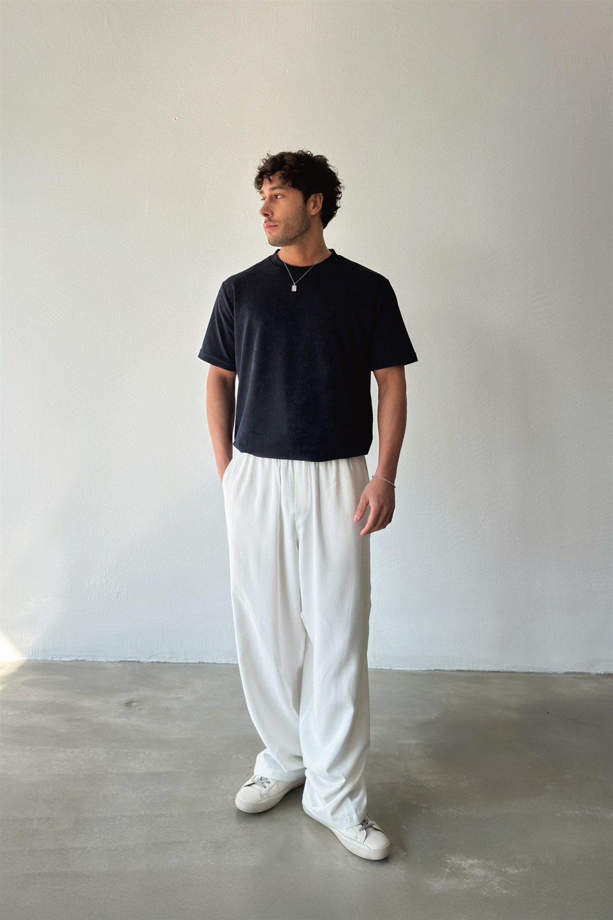 Havlu Kumaş Basic Tişört