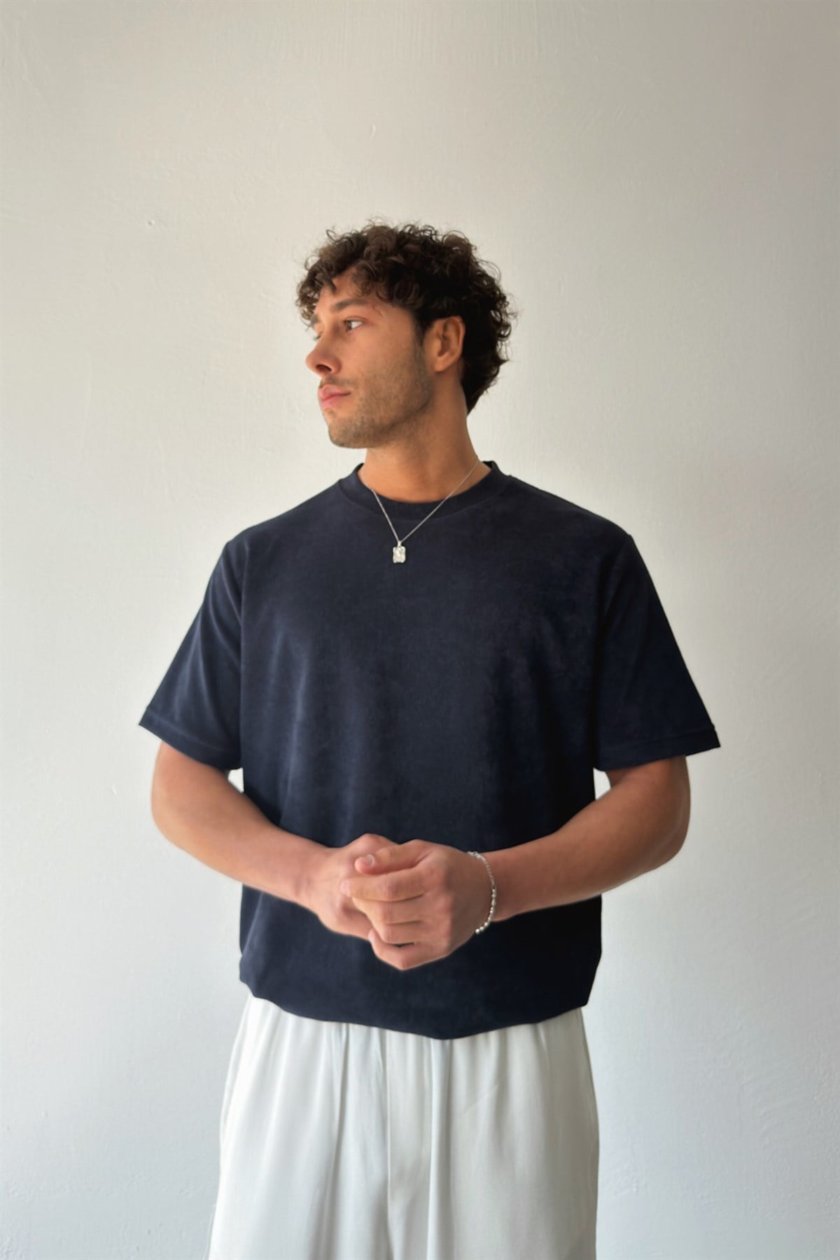 Havlu Kumaş Basic Tişört