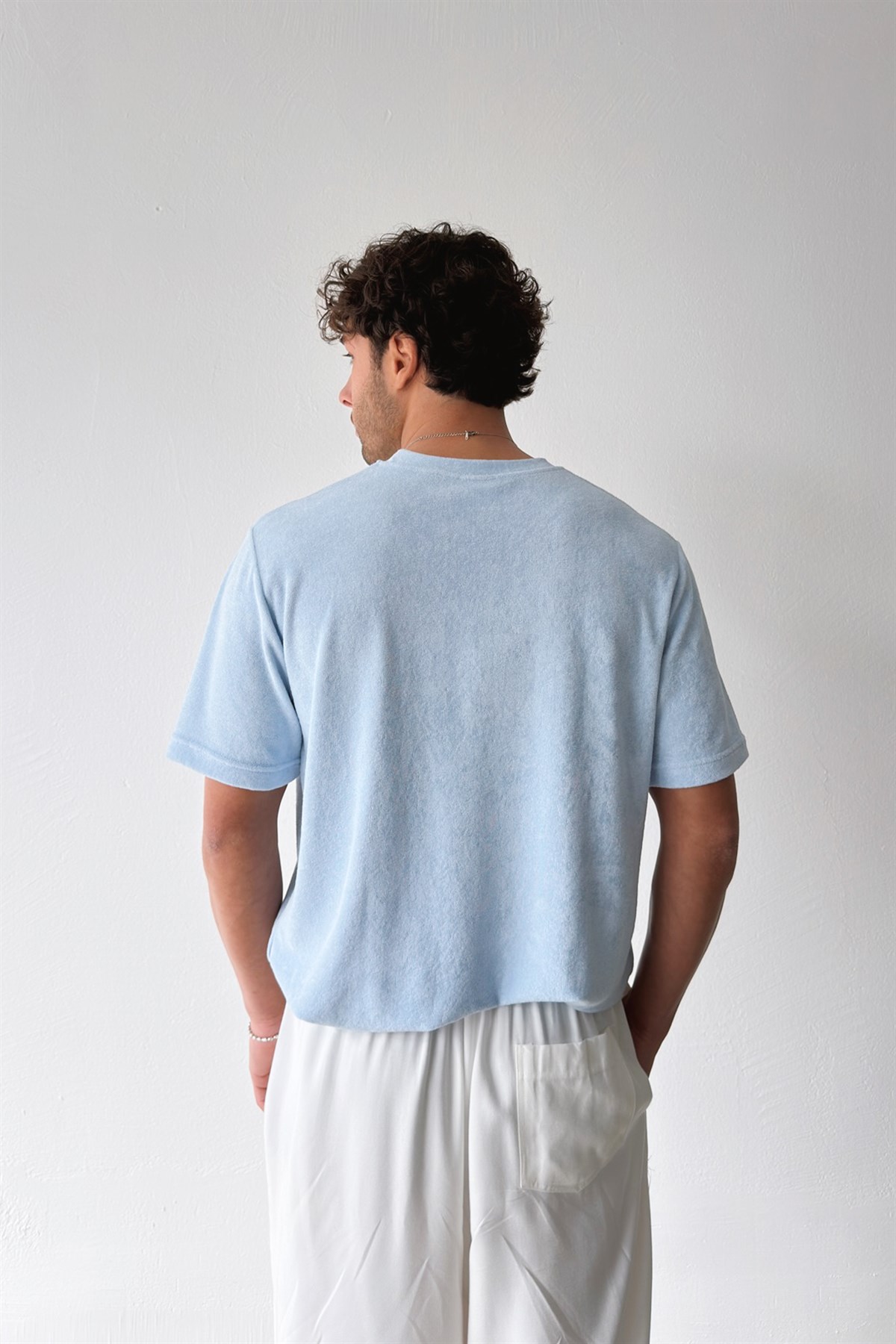 Havlu Kumaş Basic Tişört