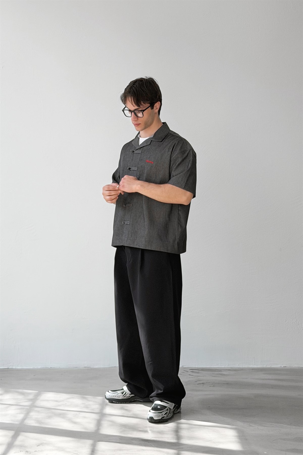 History Nakışlı Kimono Gömlek