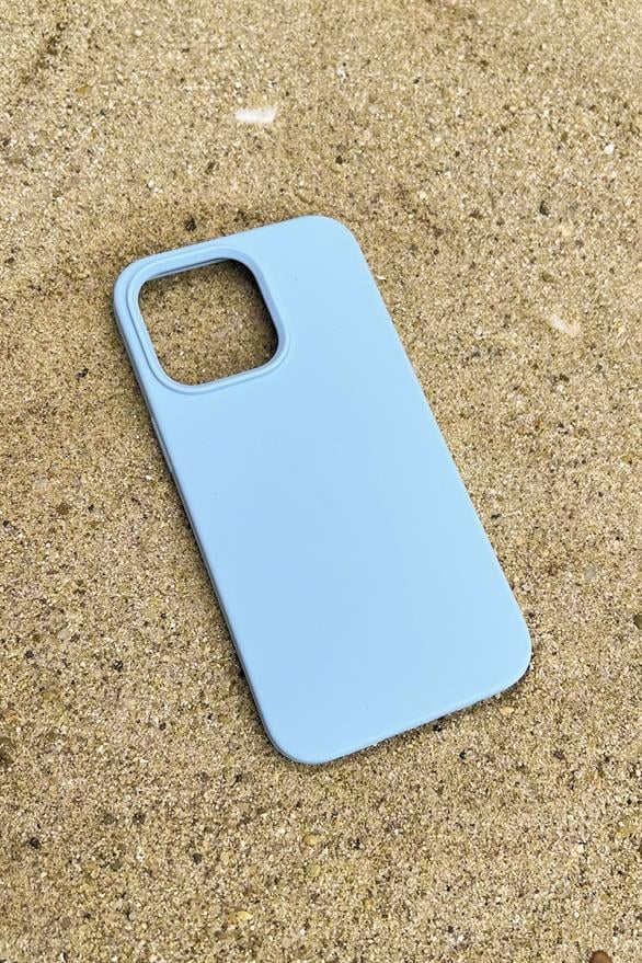 Iphone 13 Pro Silicon Case Açık Mavi