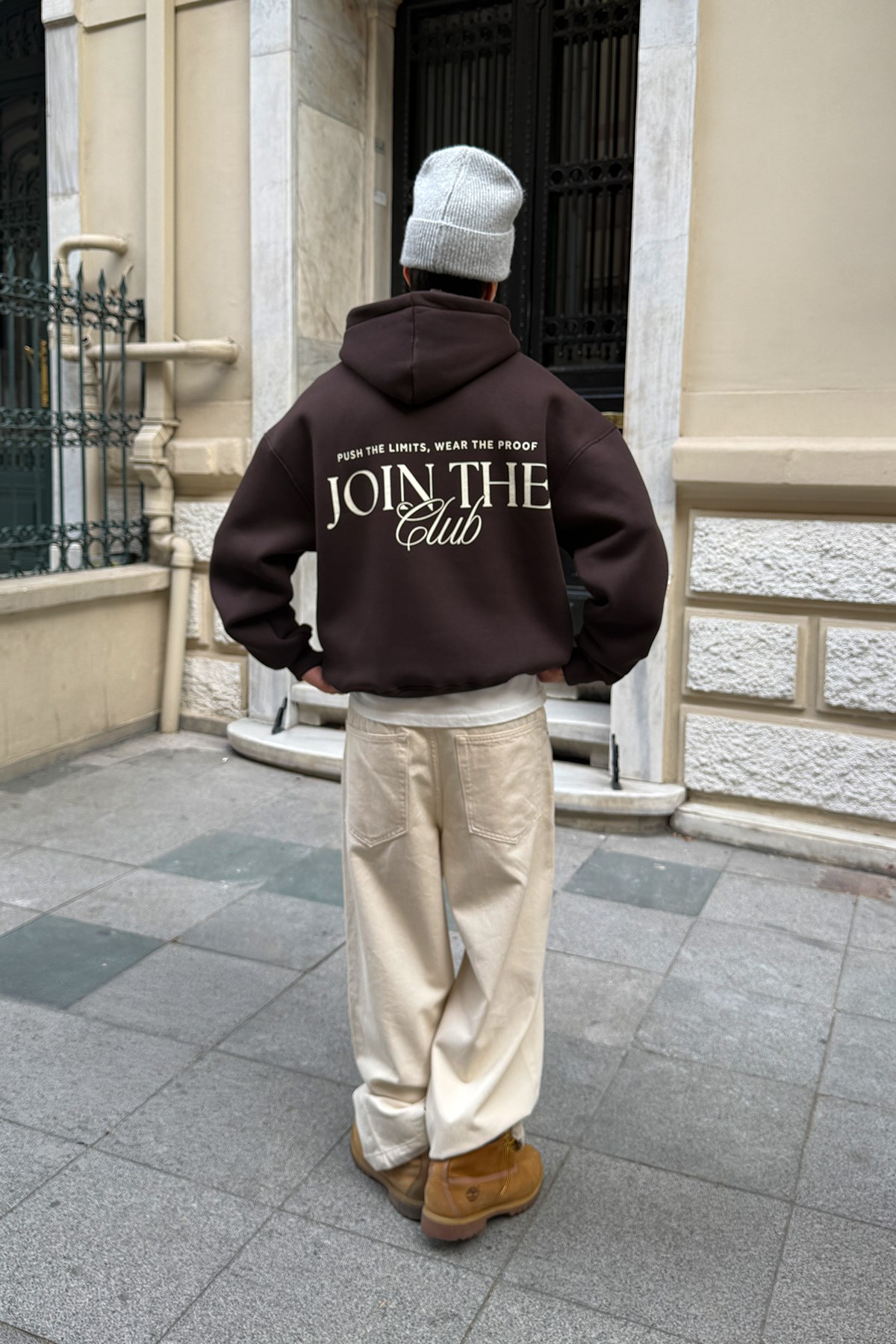 Join The Clup Baskılı Hoodie