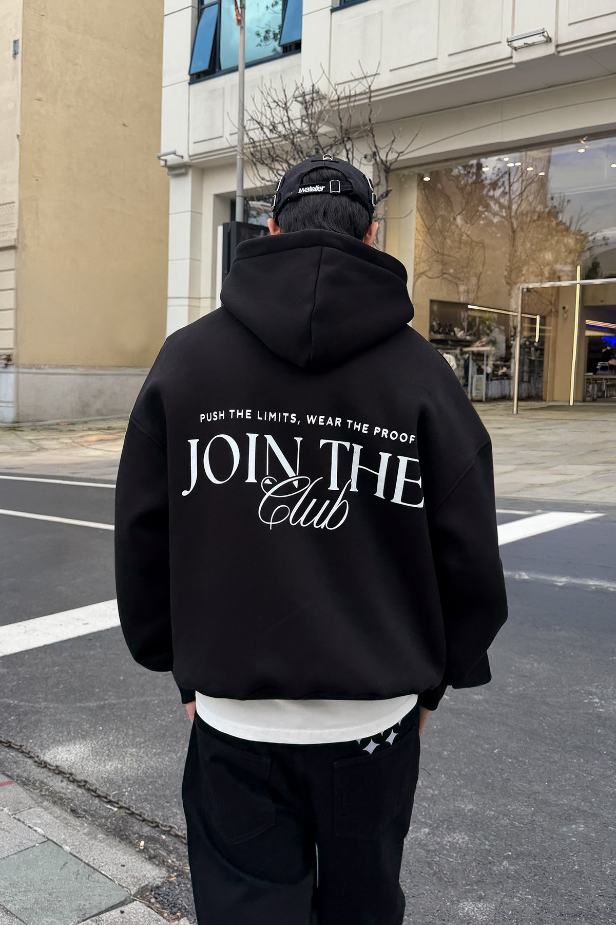 Join The Clup Baskılı Hoodie