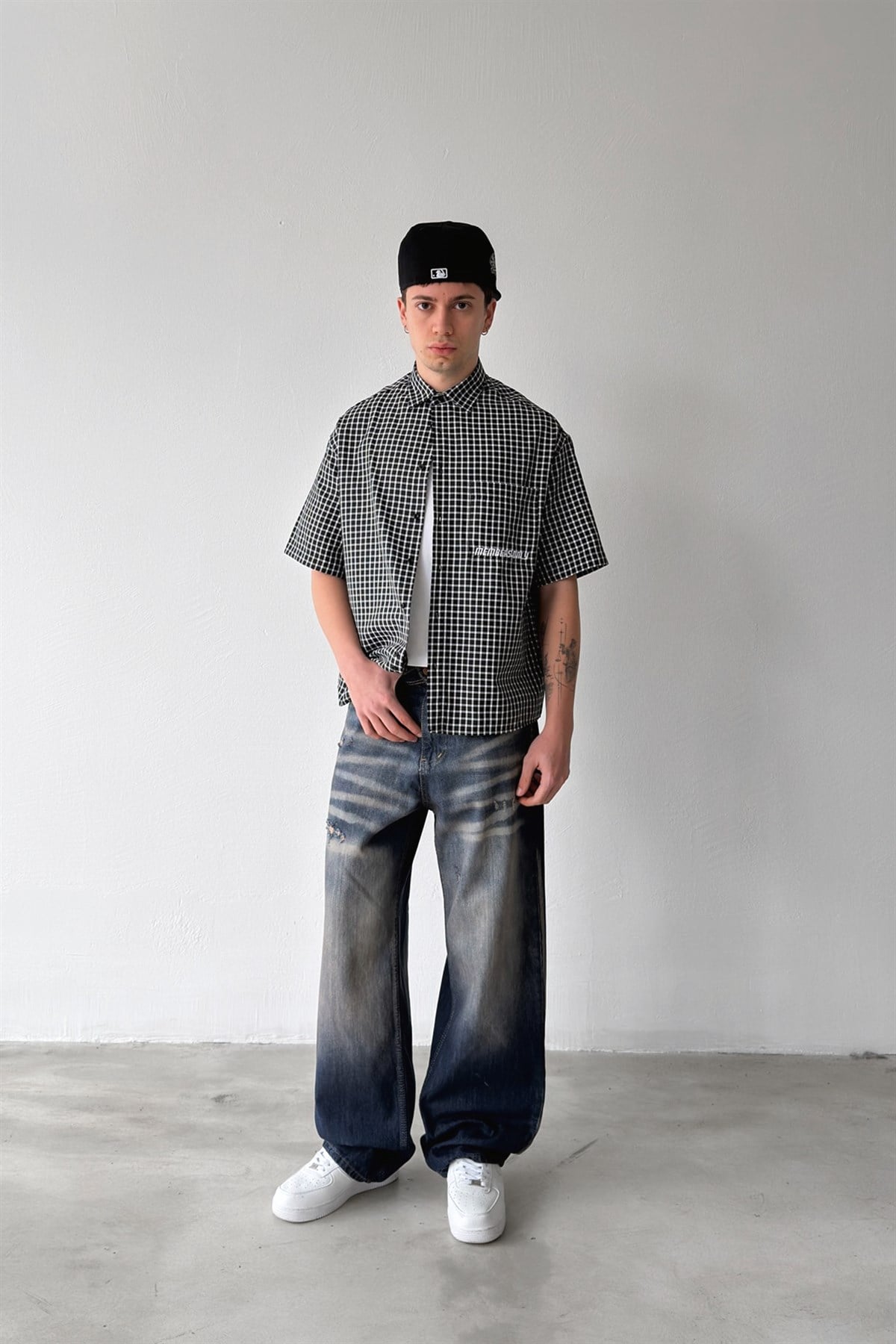 Lazer Soldurma Efektli Regular Jean