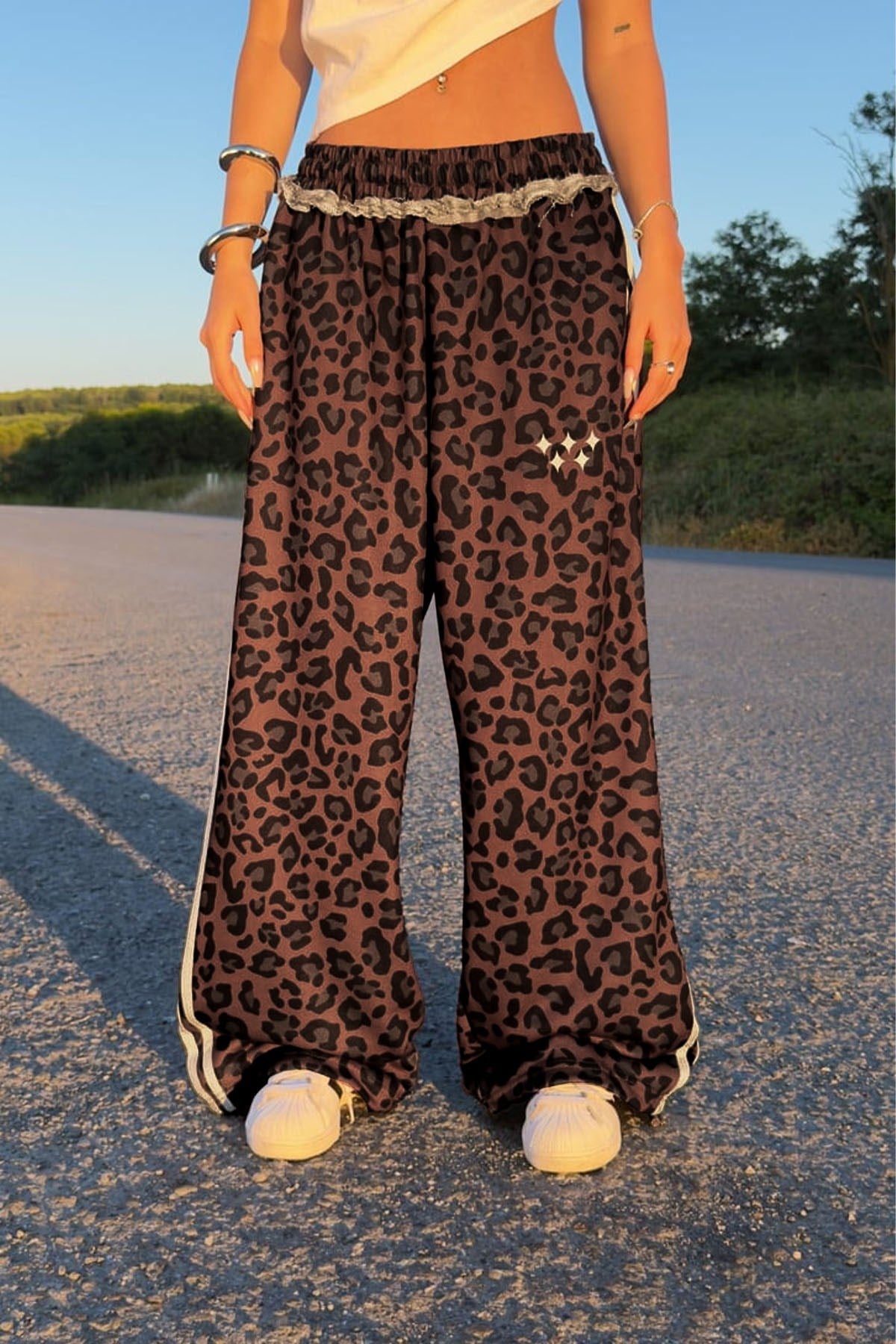 Leopar Pattern Monster Fit