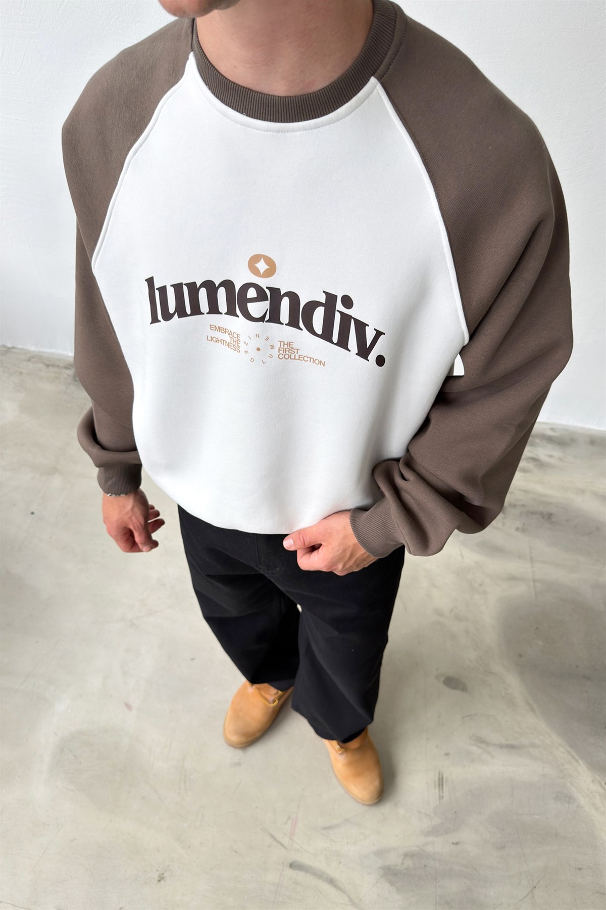 Lumendiv Baskılı Reglan Kol Sweatshirt