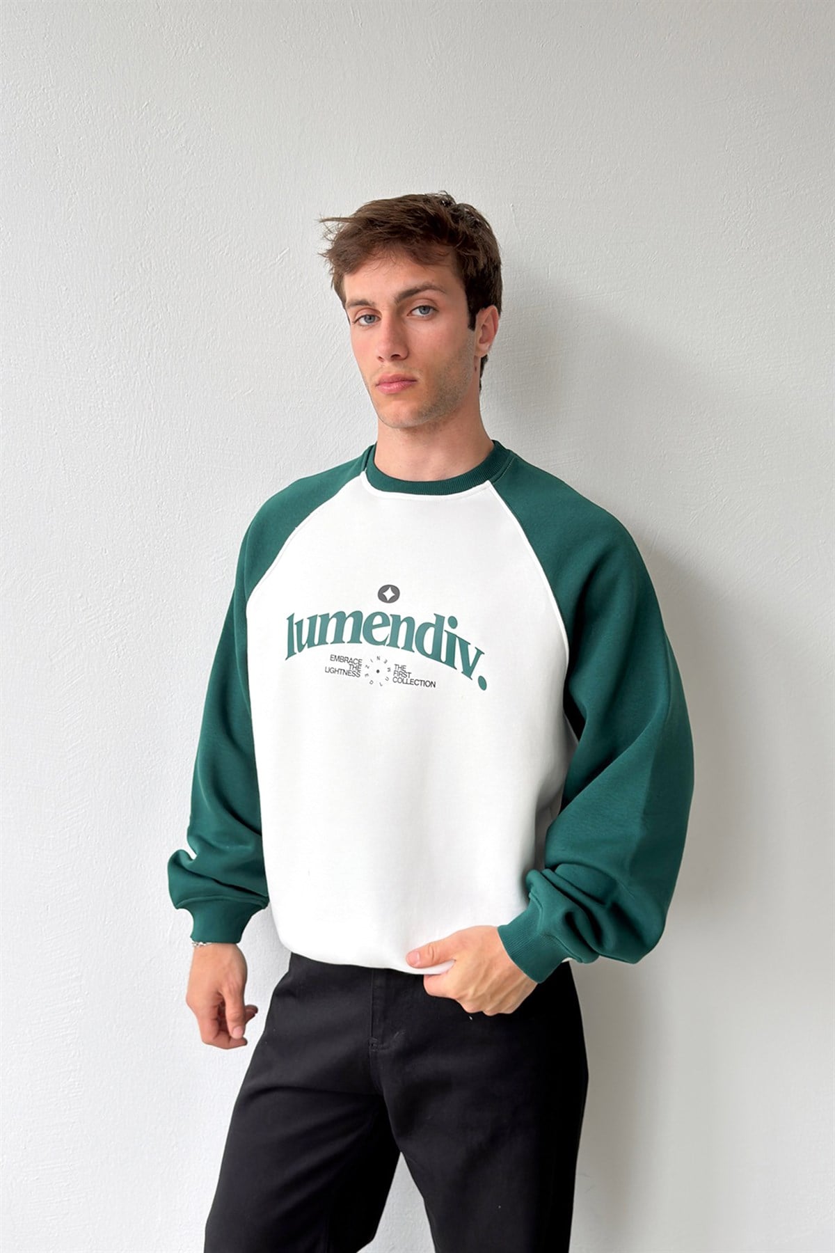 Lumendiv Baskılı Reglan Kol Sweatshirt