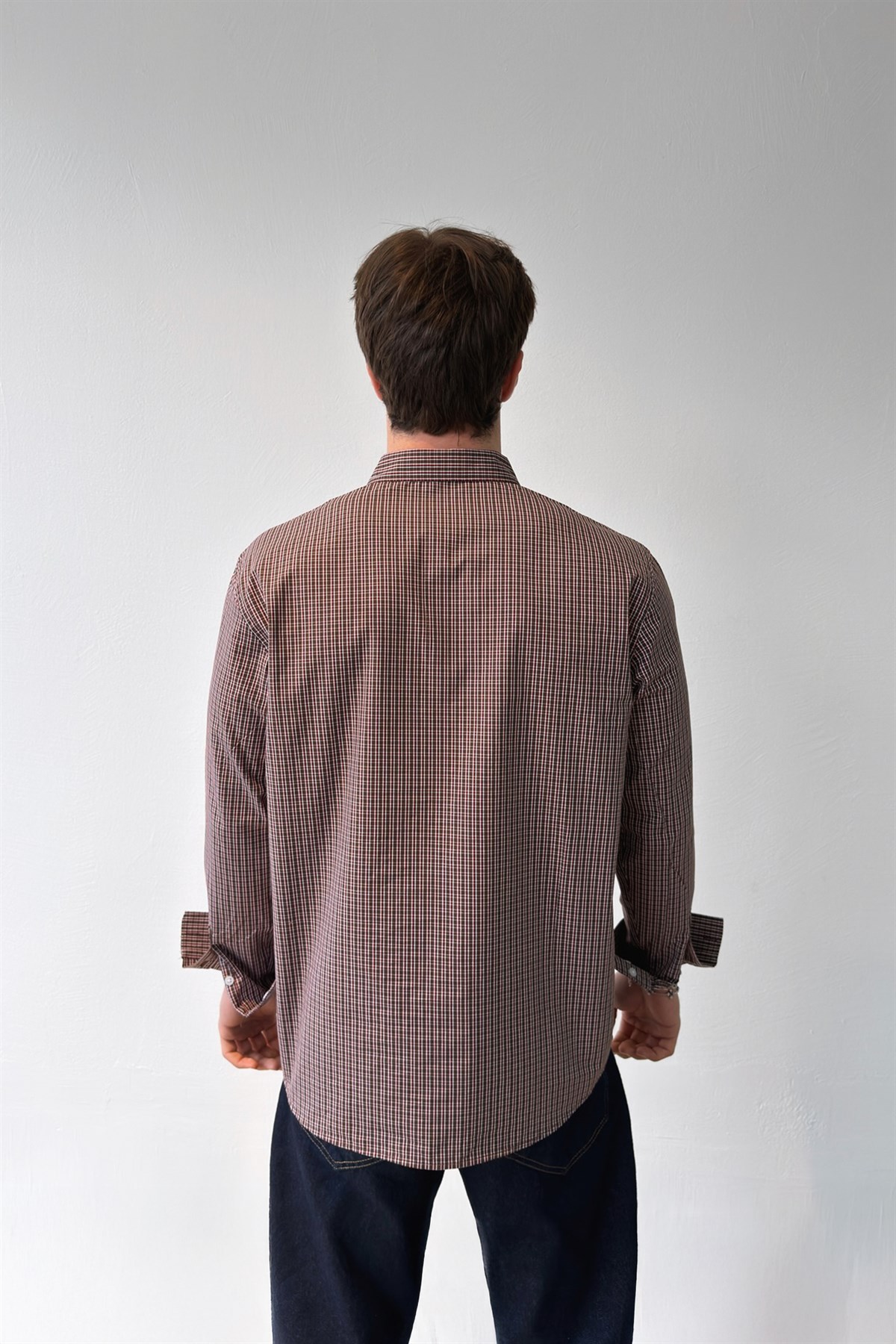 Mm Baskılı Ekose Gömlek