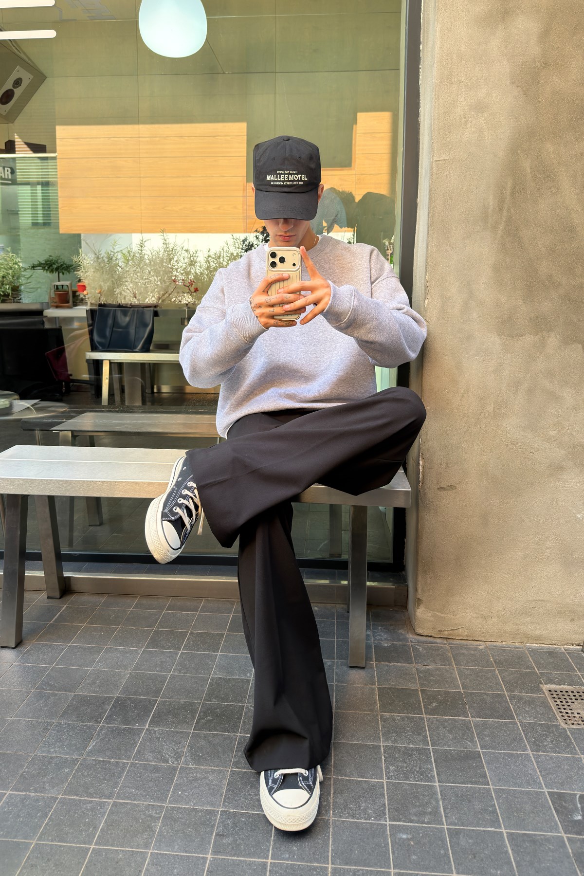 FW Star Cool Puff Boxy Fit Melange Sweat