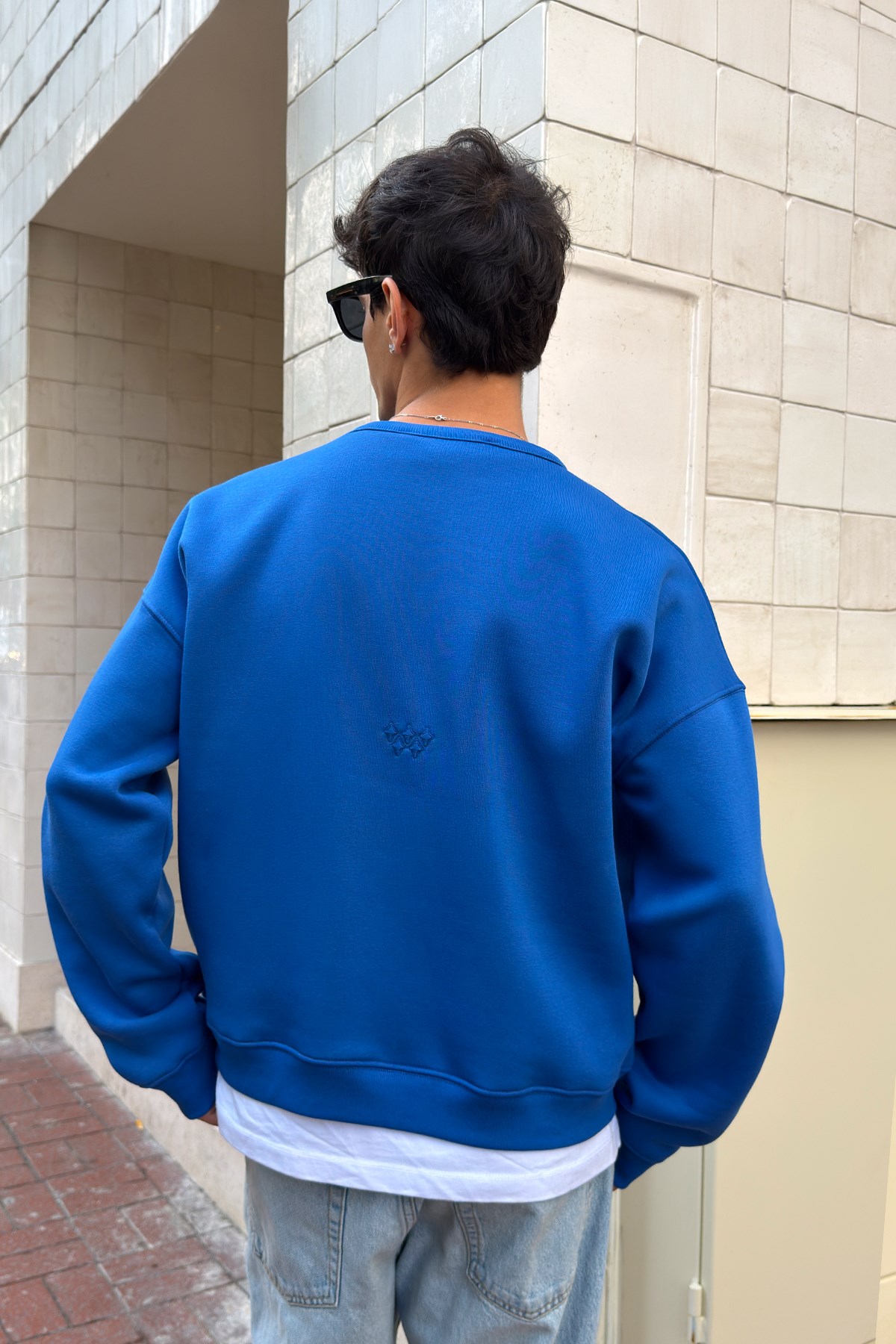 FW Star Cool Puff Boxy Fit Blue Sweat