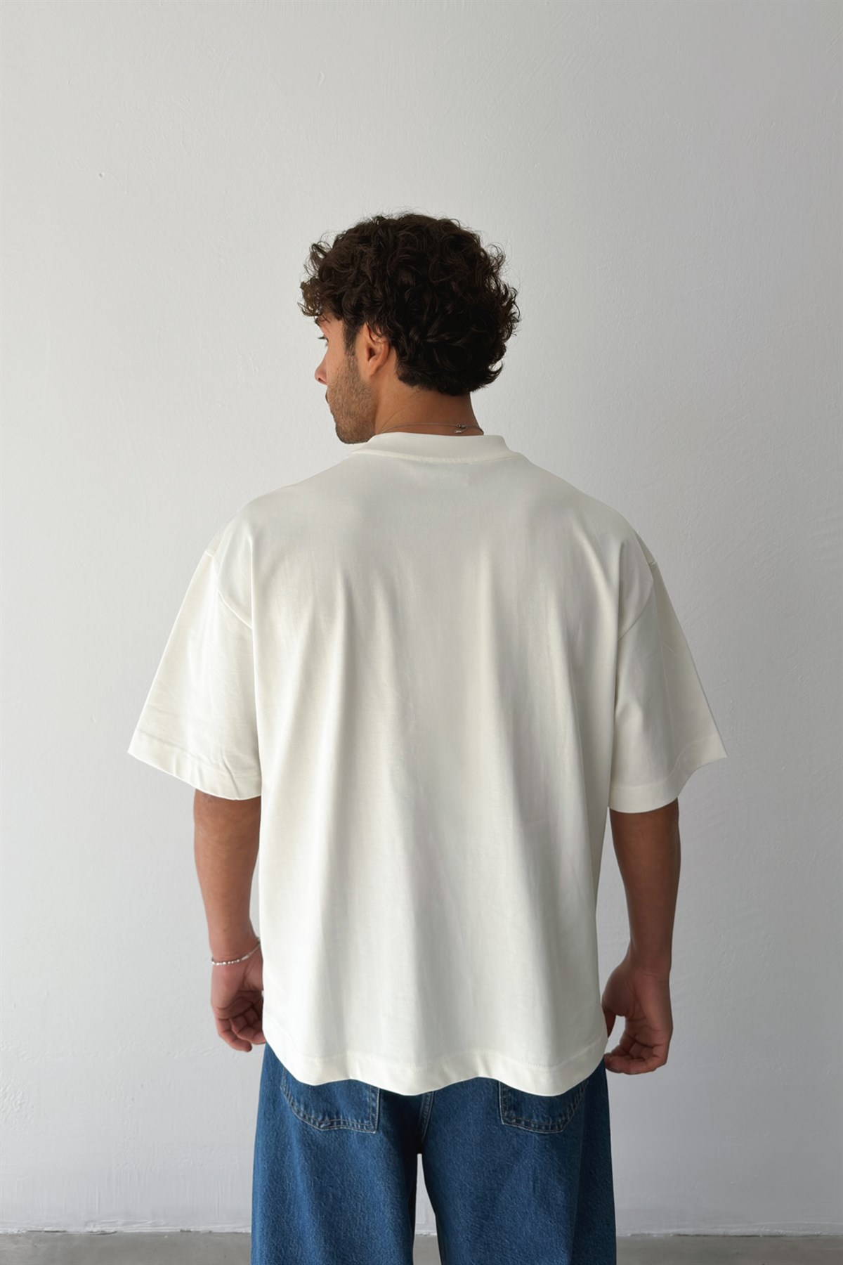 New York Baskılı Tişört