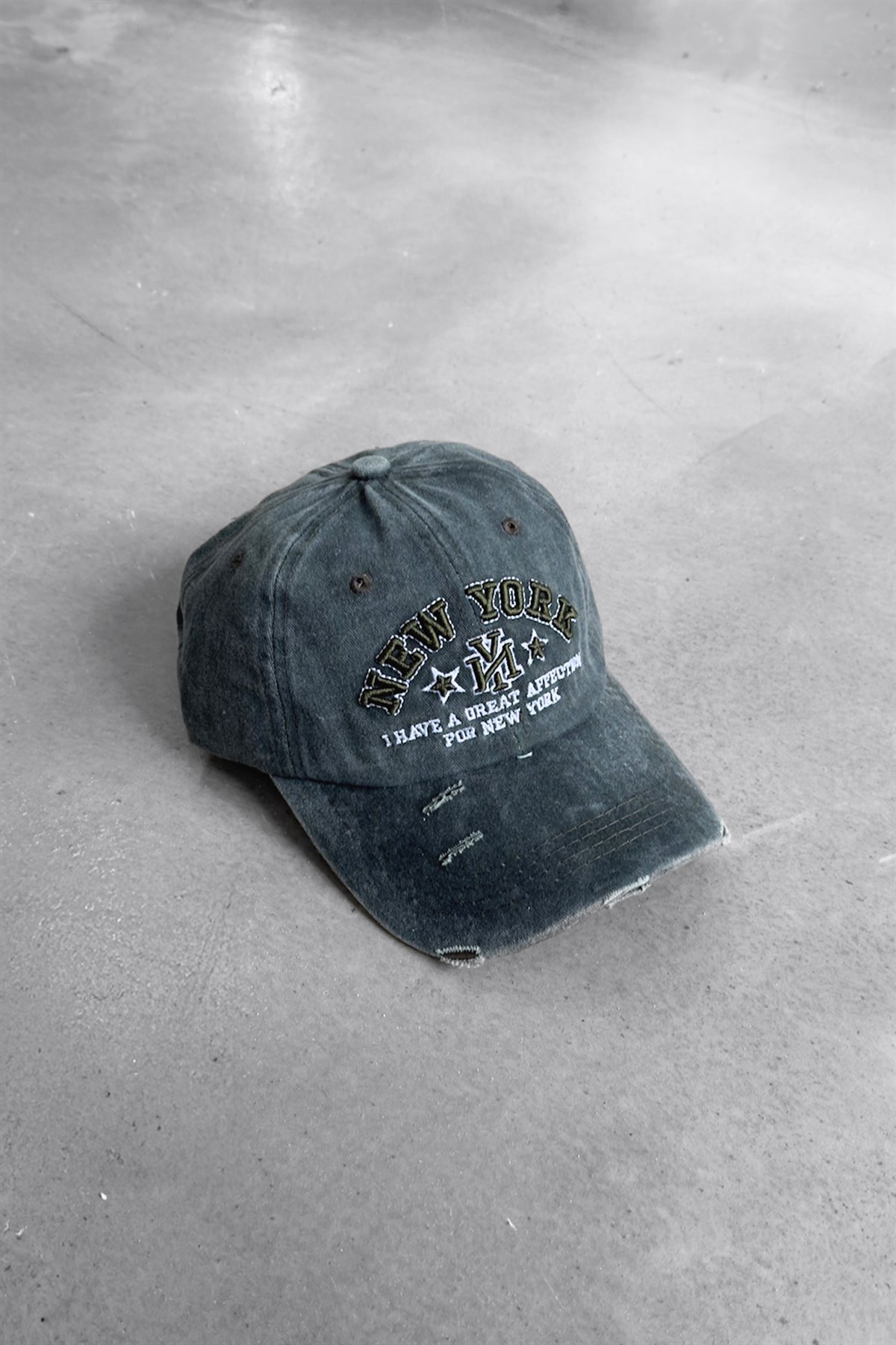 New York Nakışlı Şapka