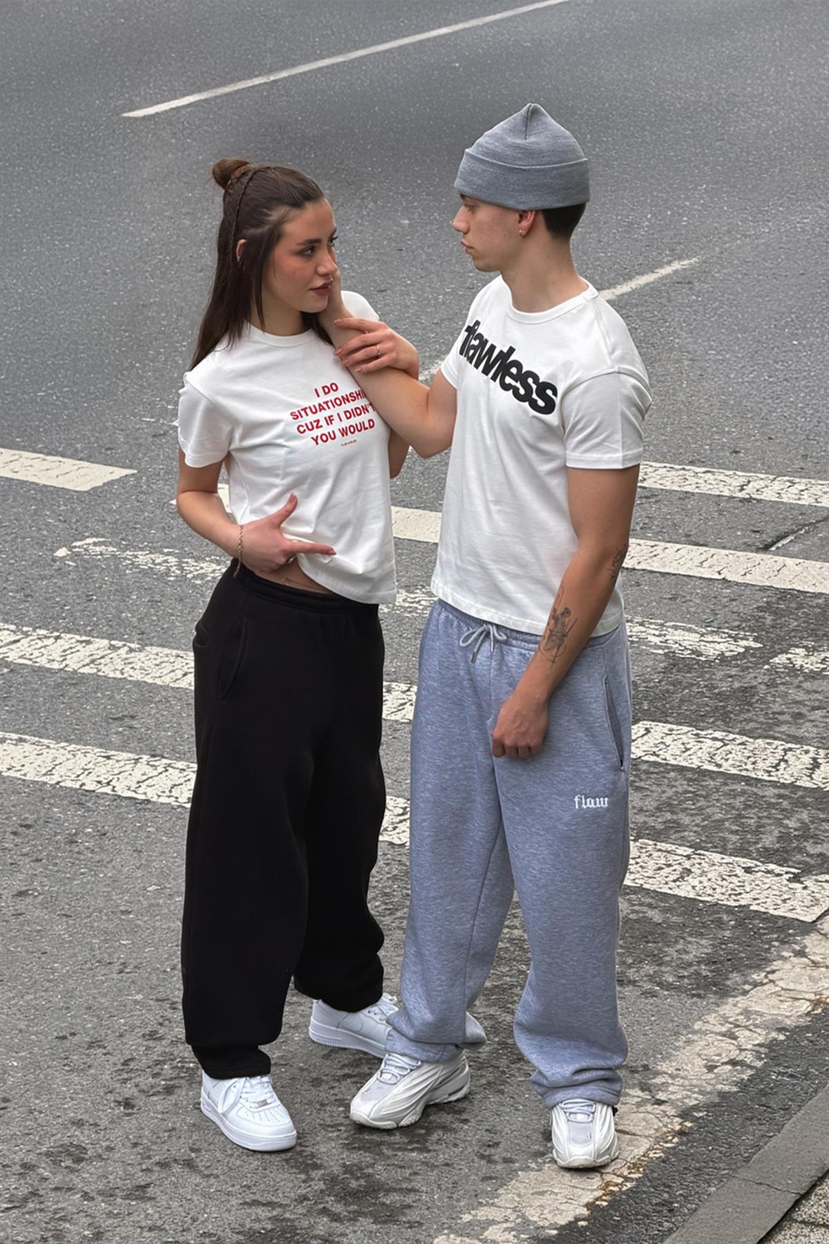 No Situationship Baskılı Tişört