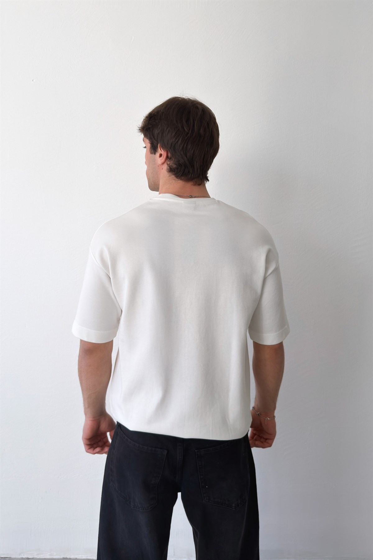 Noır Kabartma Detay Tişört