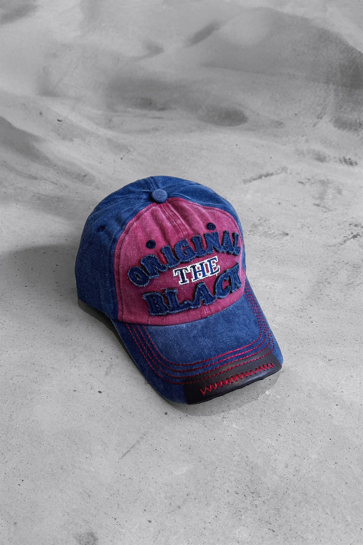 Original Black Nakışlı Şapka