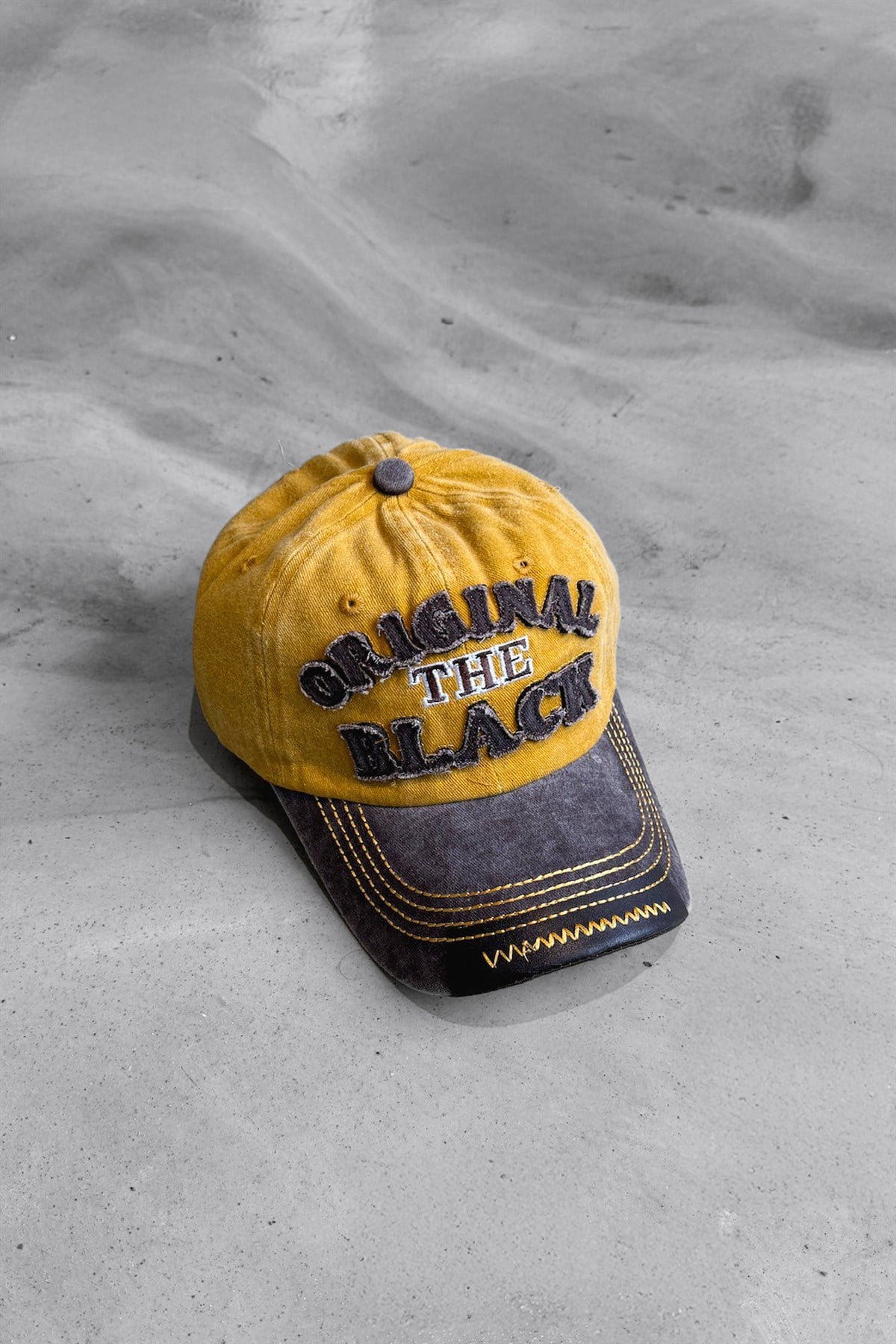 Original Black Nakışlı Şapka