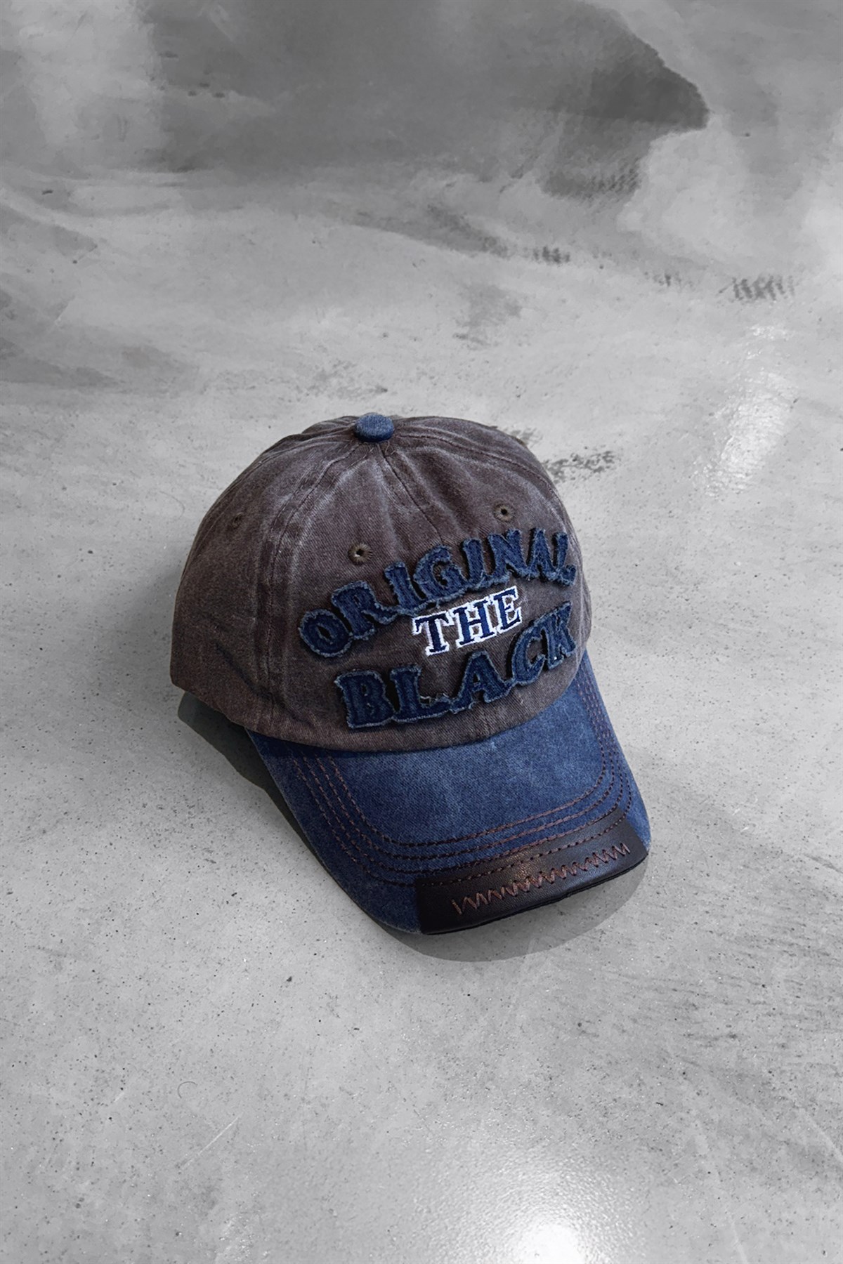 Original Black Nakışlı Şapka