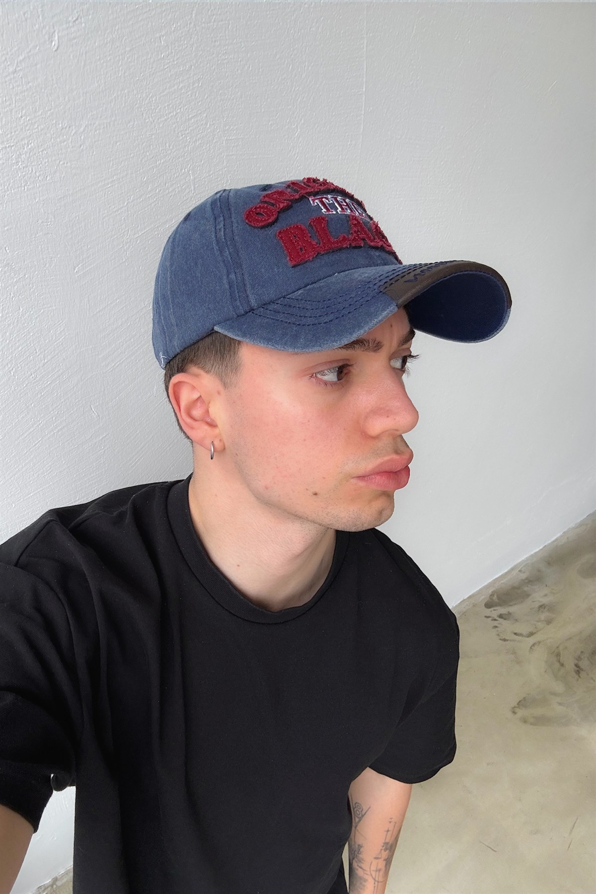 Original The Black Nakışlı Şapka