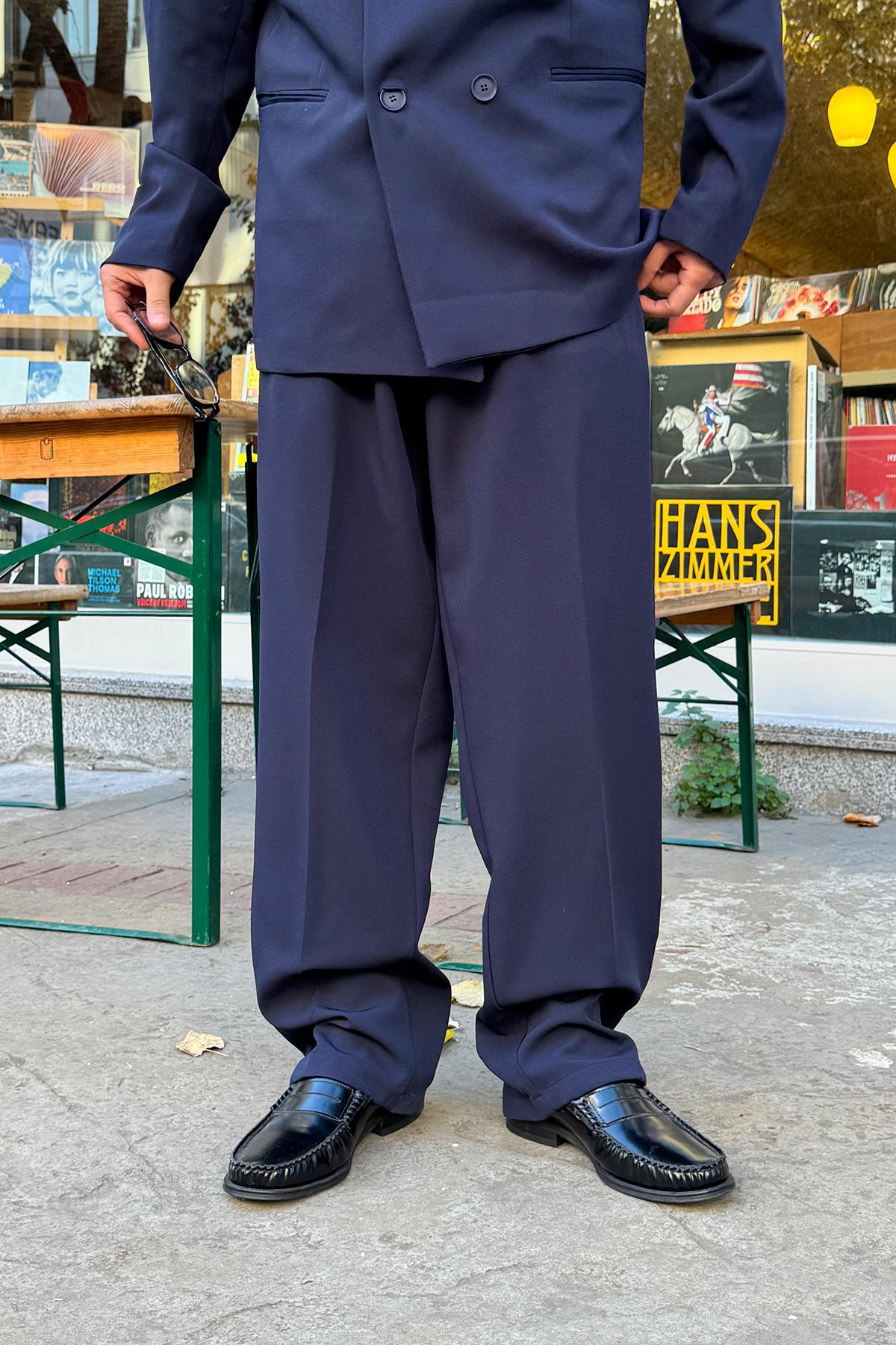 Oversize Takım Elbise Lacivert
