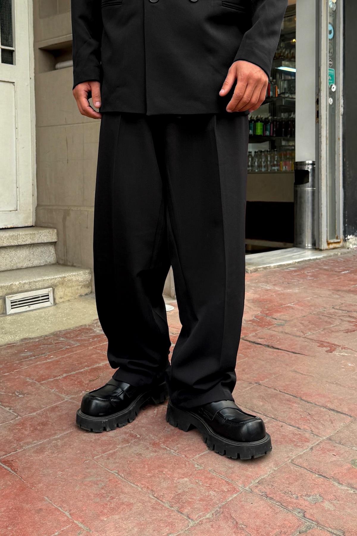 Oversize Takım Elbise Siyah