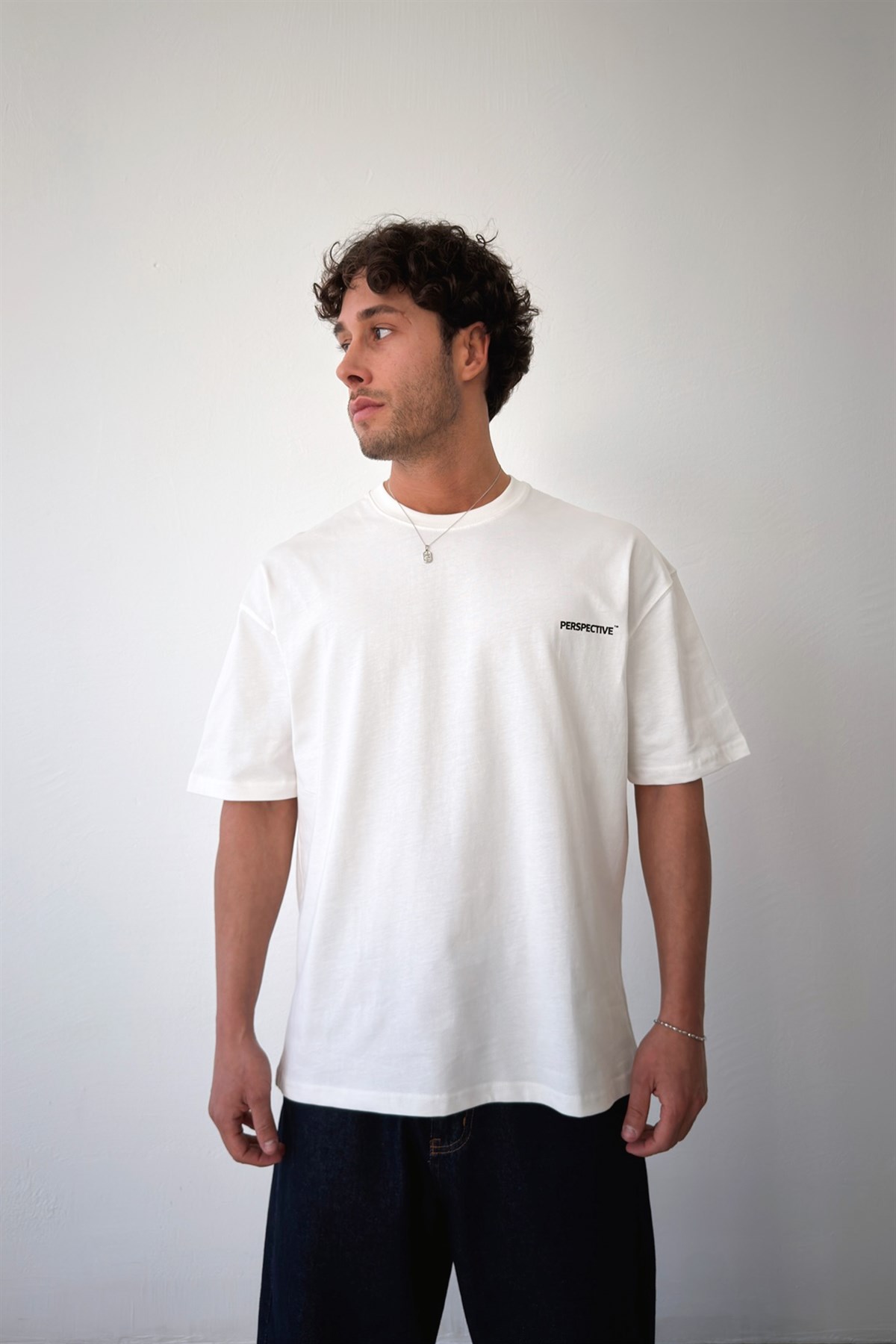 Perspective Baskılı Tişört