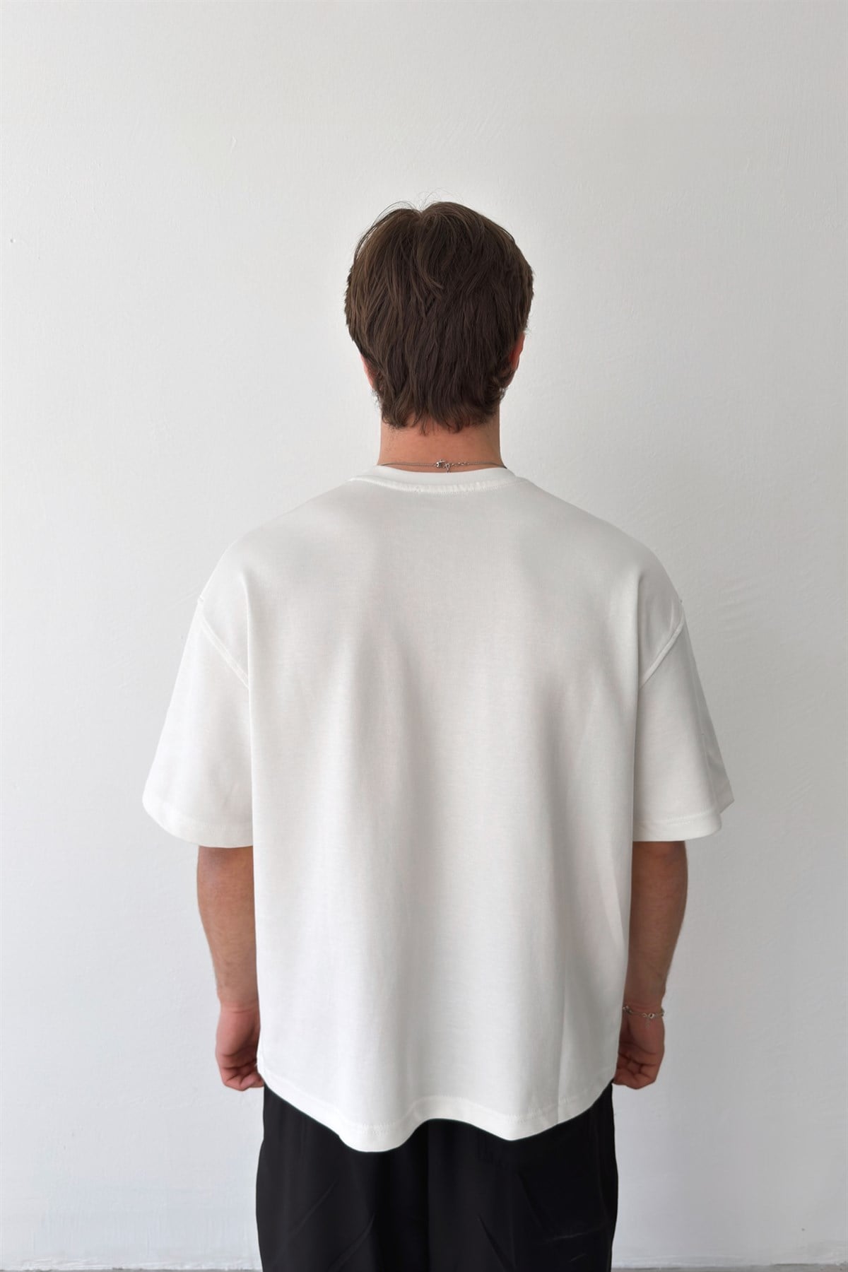 Phantom Ön Cepli Oversize Tişört