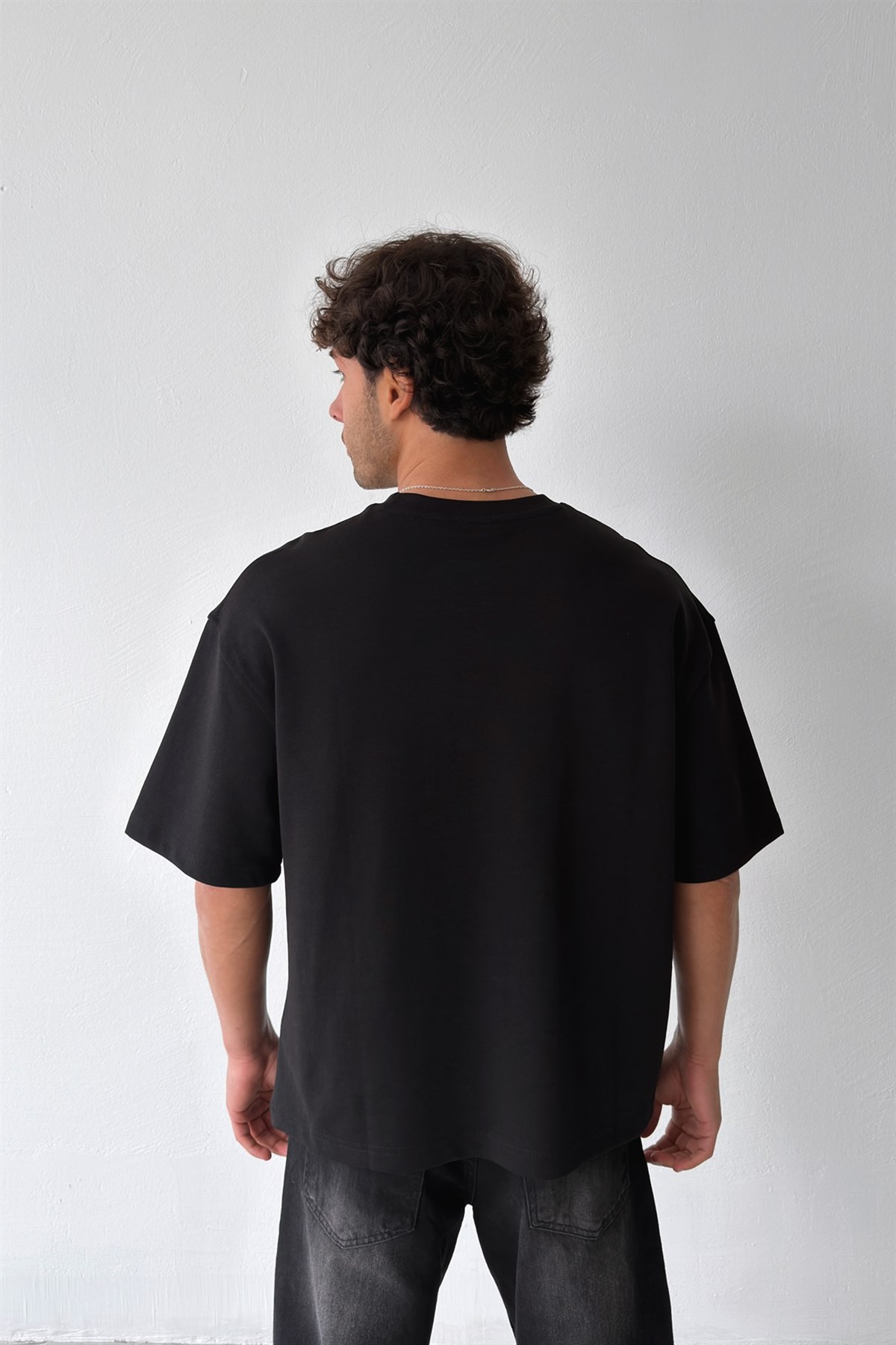 Phantom Ön Cepli Oversize Tişört