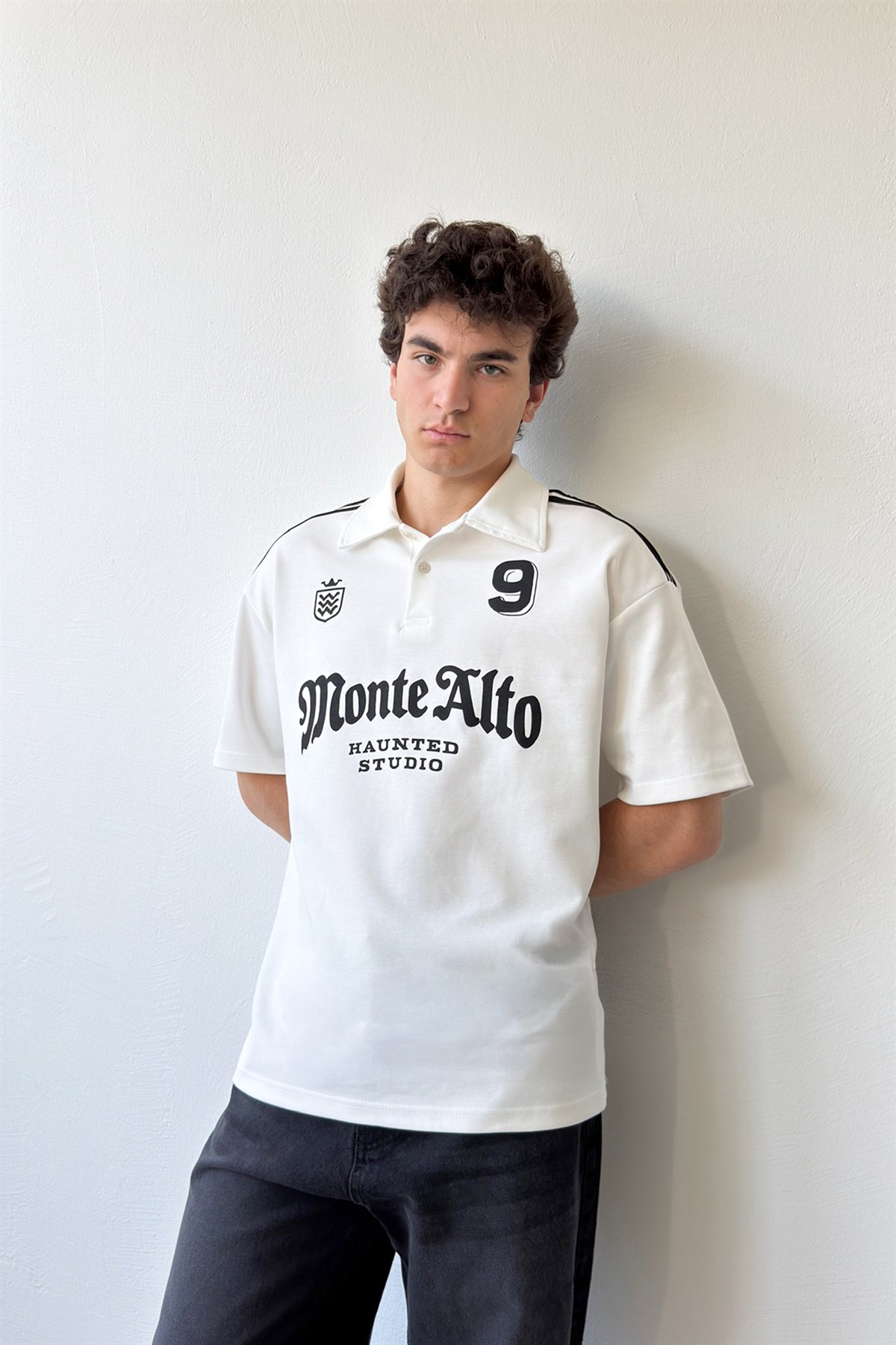 Polo Yaka Monte Alto Baskılı Tişört