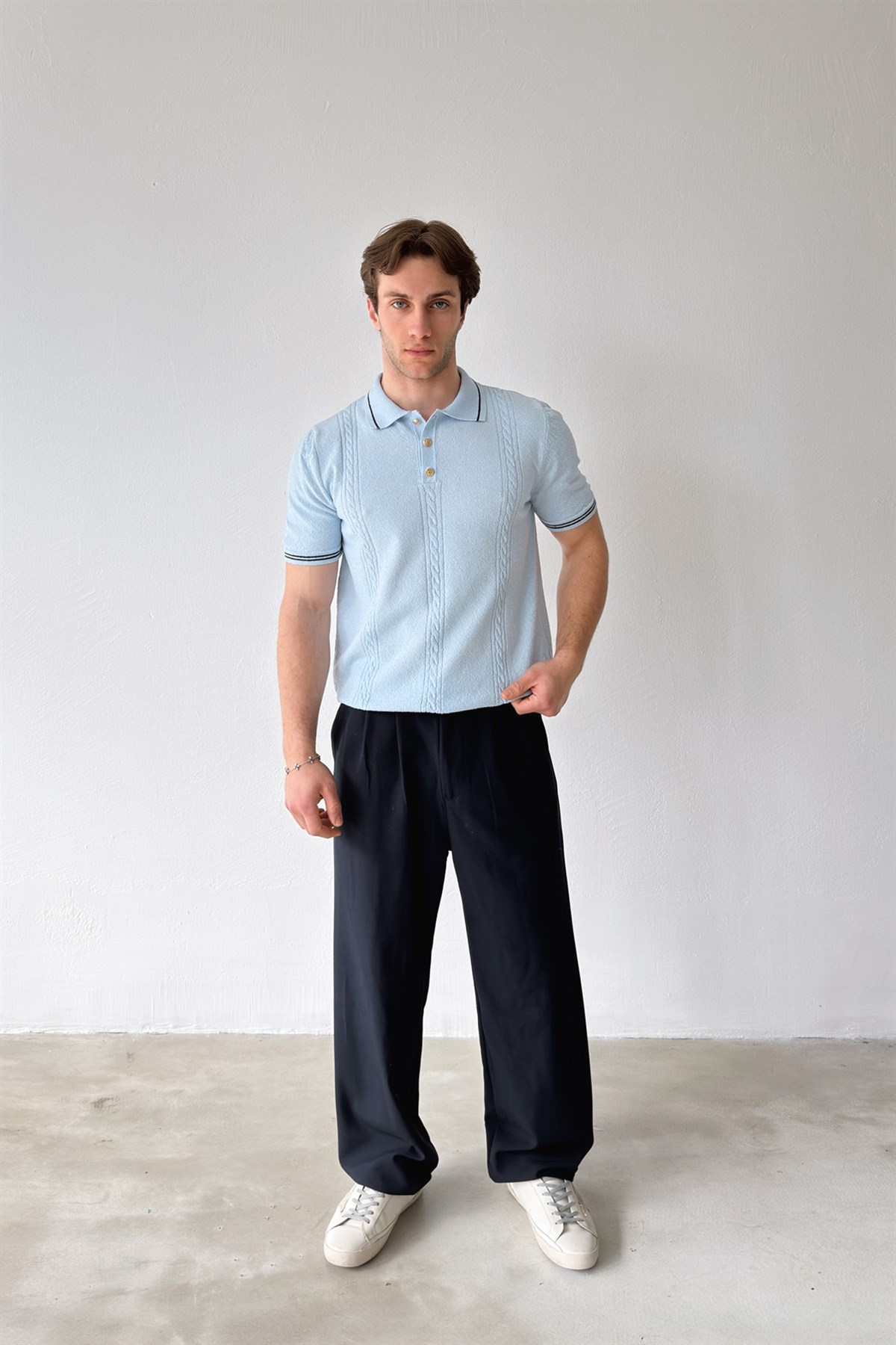 Polo Yaka Triko Tişört