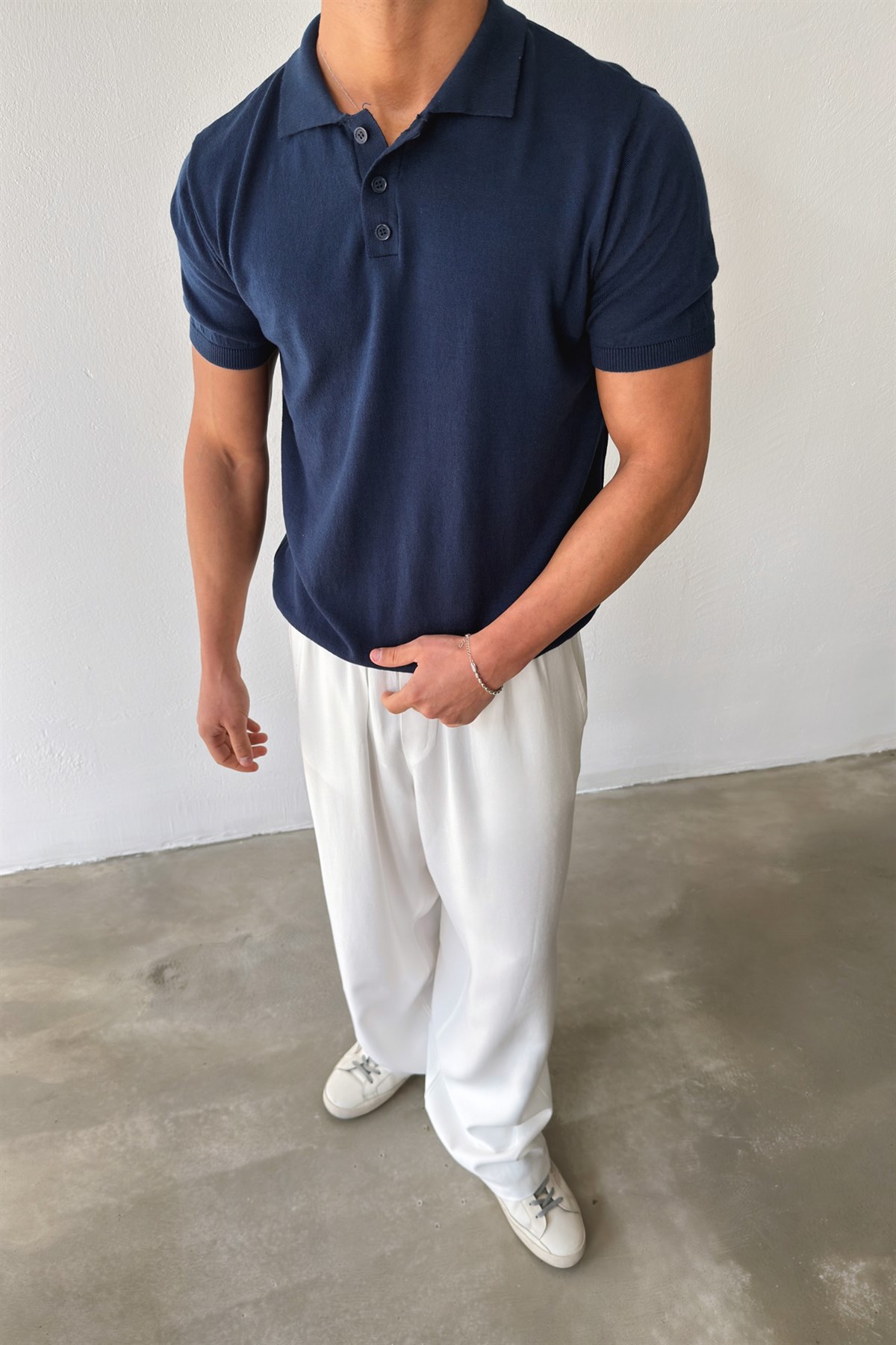 Polo Yaka Triko Tişört