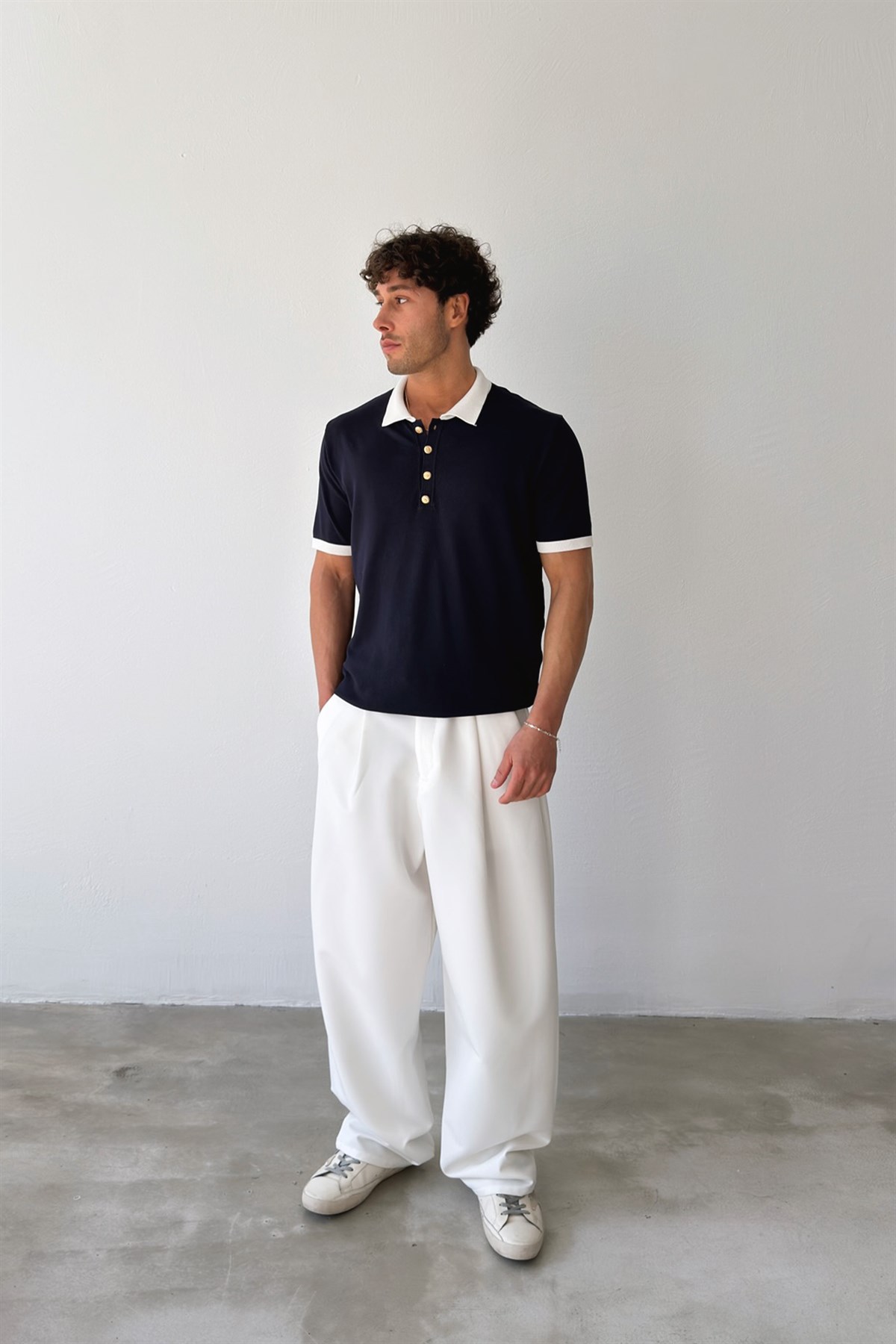 Polo Yaka Triko Tişört