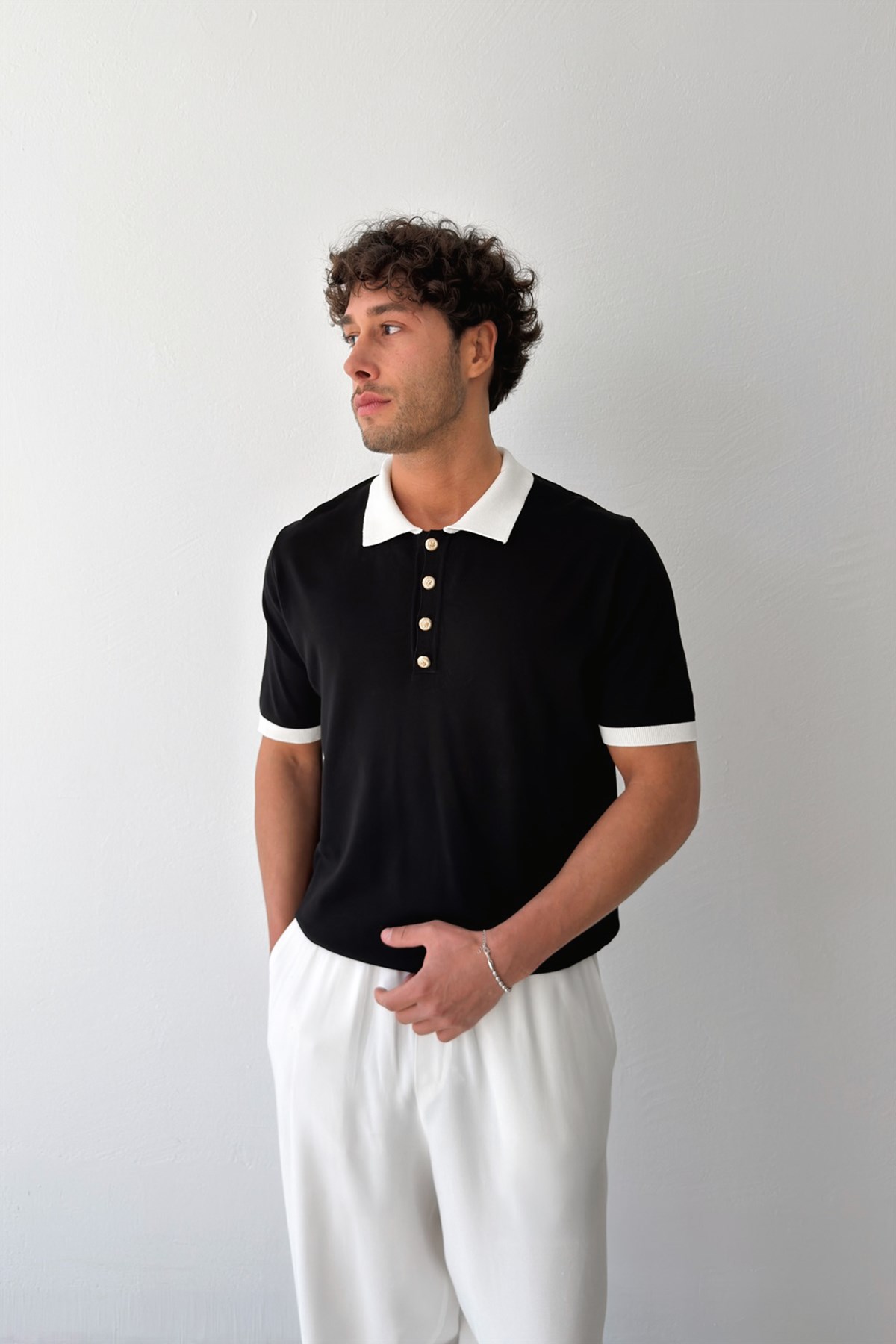 Polo Yaka Triko Tişört