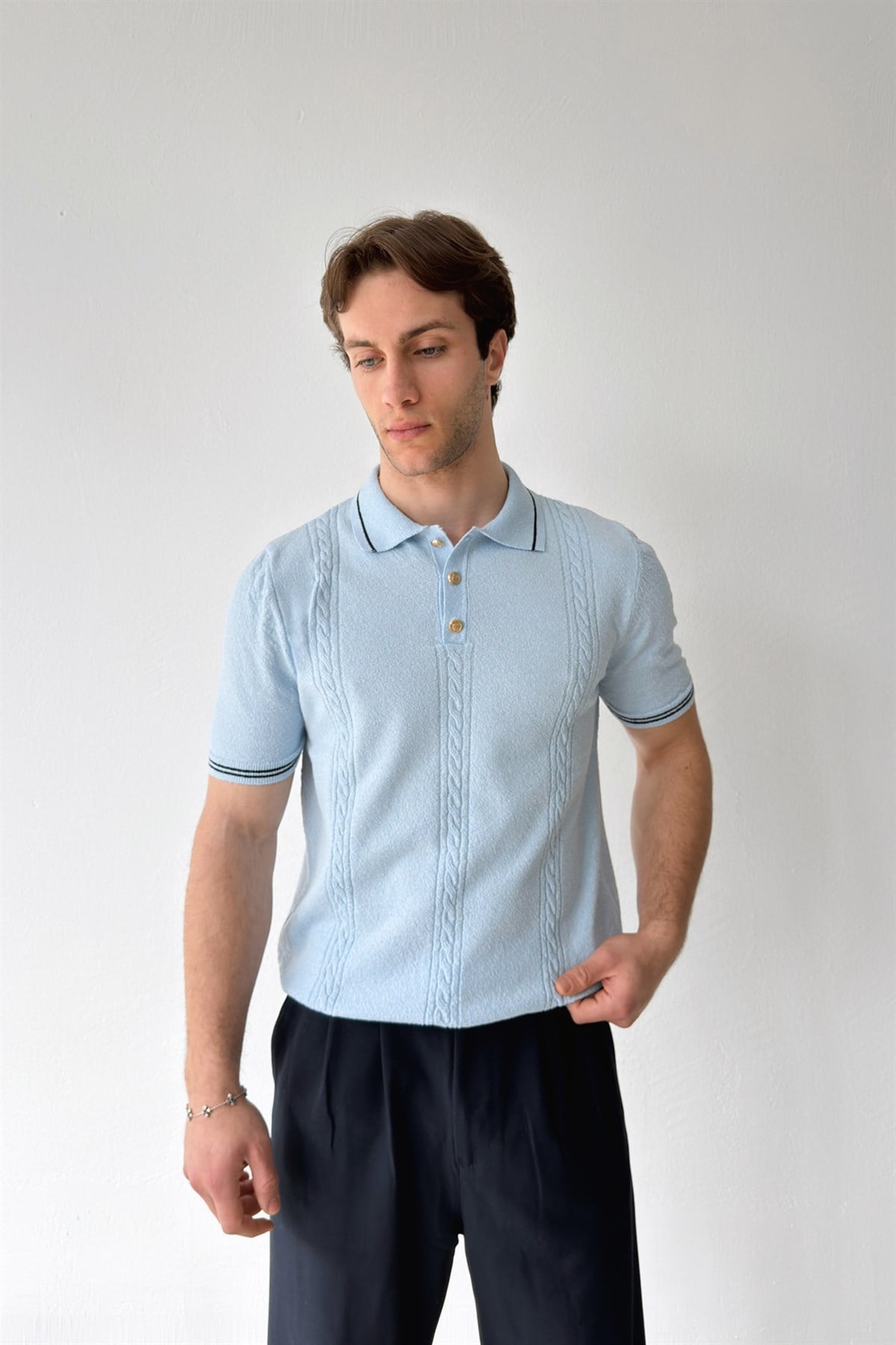 Polo Yaka Triko Tişört