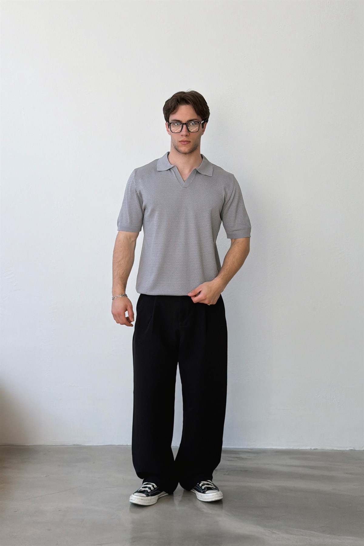 Polo Yaka Triko Tişört