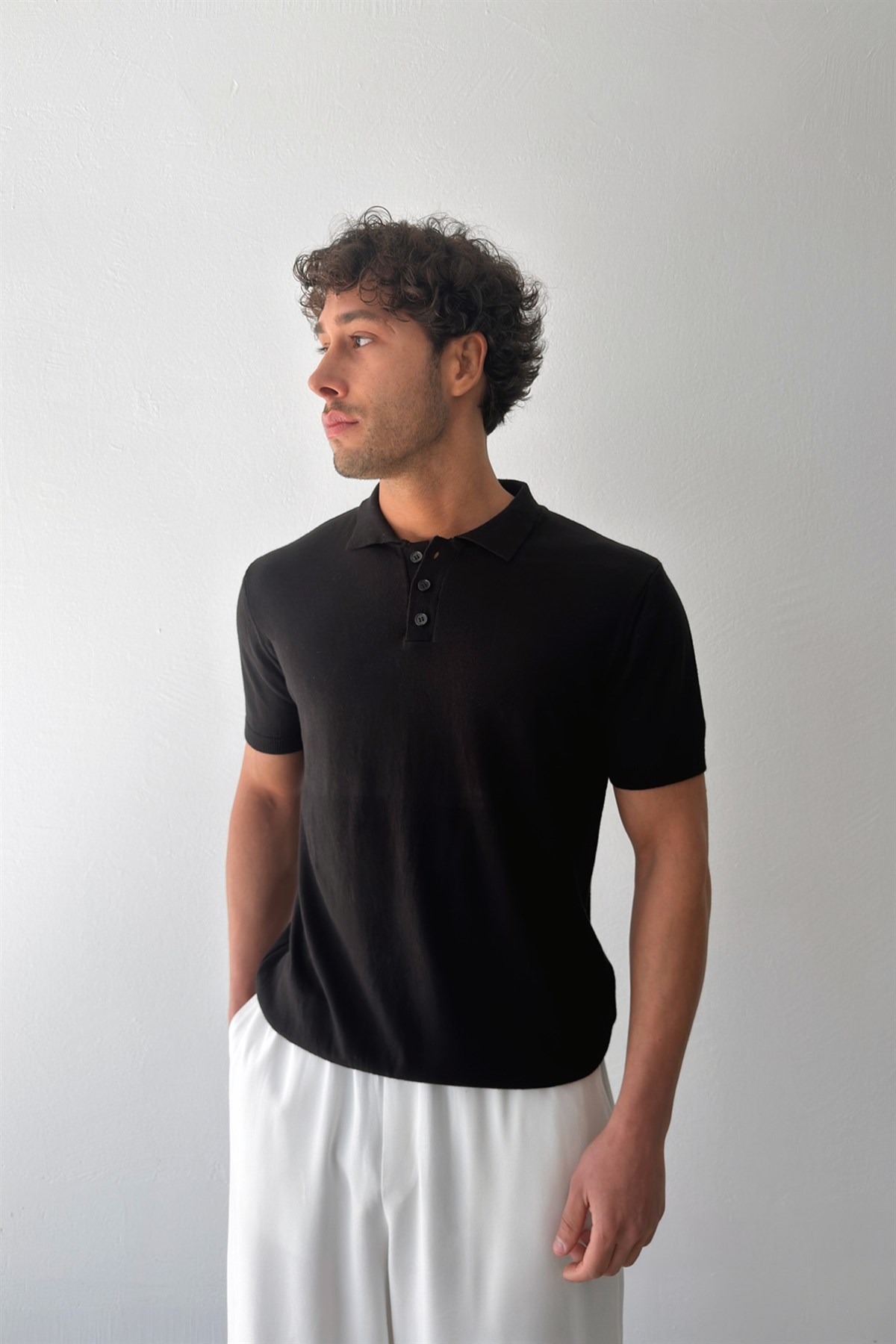 Polo Yaka Triko Tişört