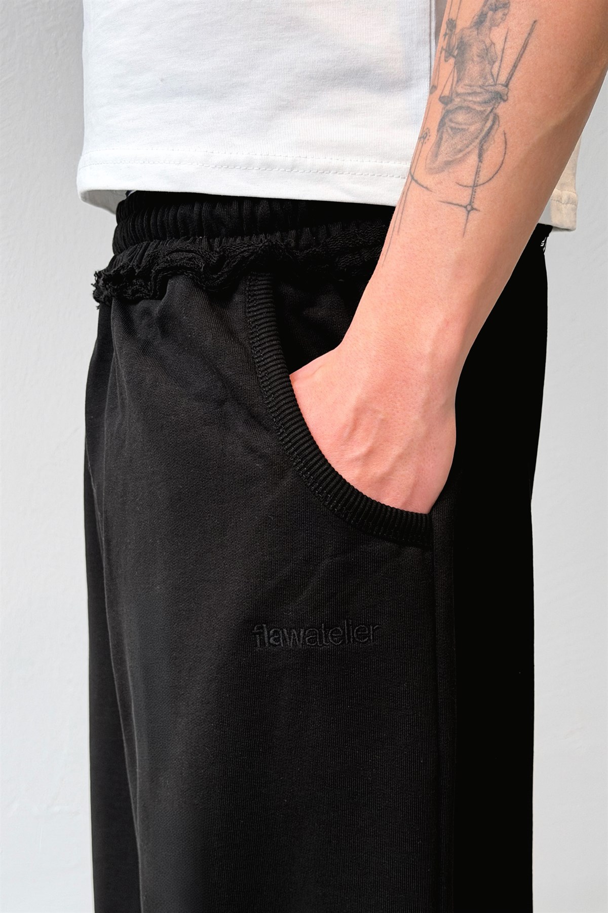 Premium Flawatelier Nakışlı Ekstra Baggy Eşofman Altı
