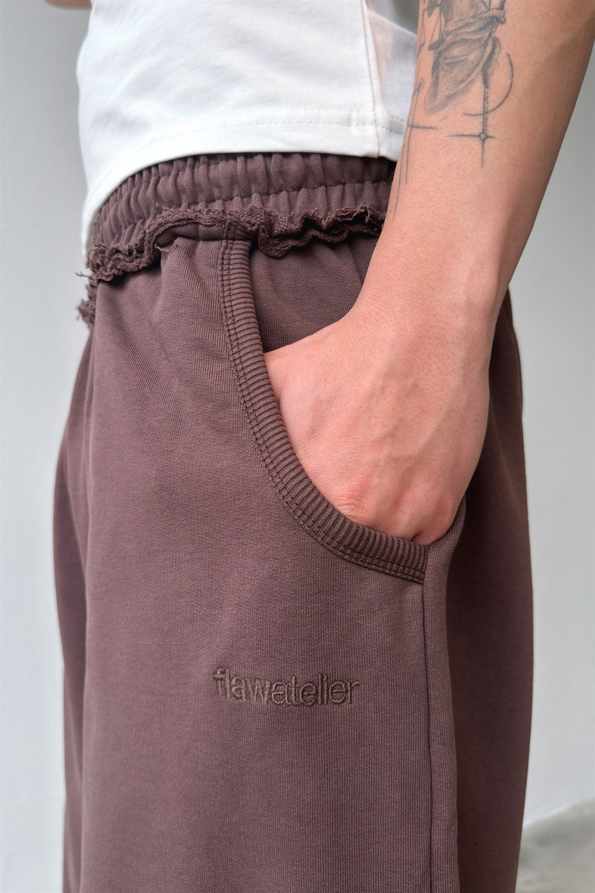 Premium Flawatelier Nakışlı Ekstra Baggy Eşofman Altı