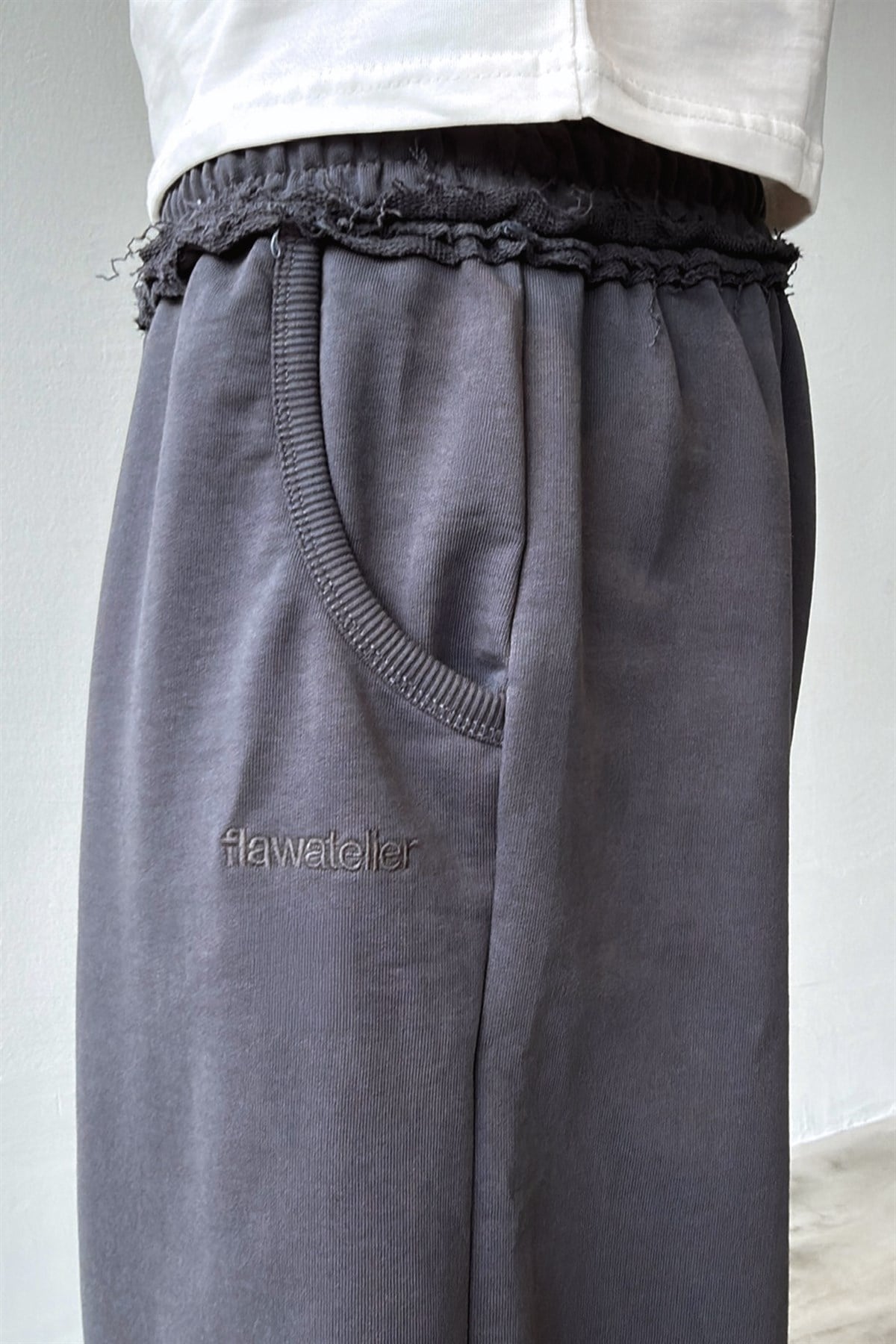 Premium Flawatelier Nakışlı Ekstra Baggy Eşofman Altı