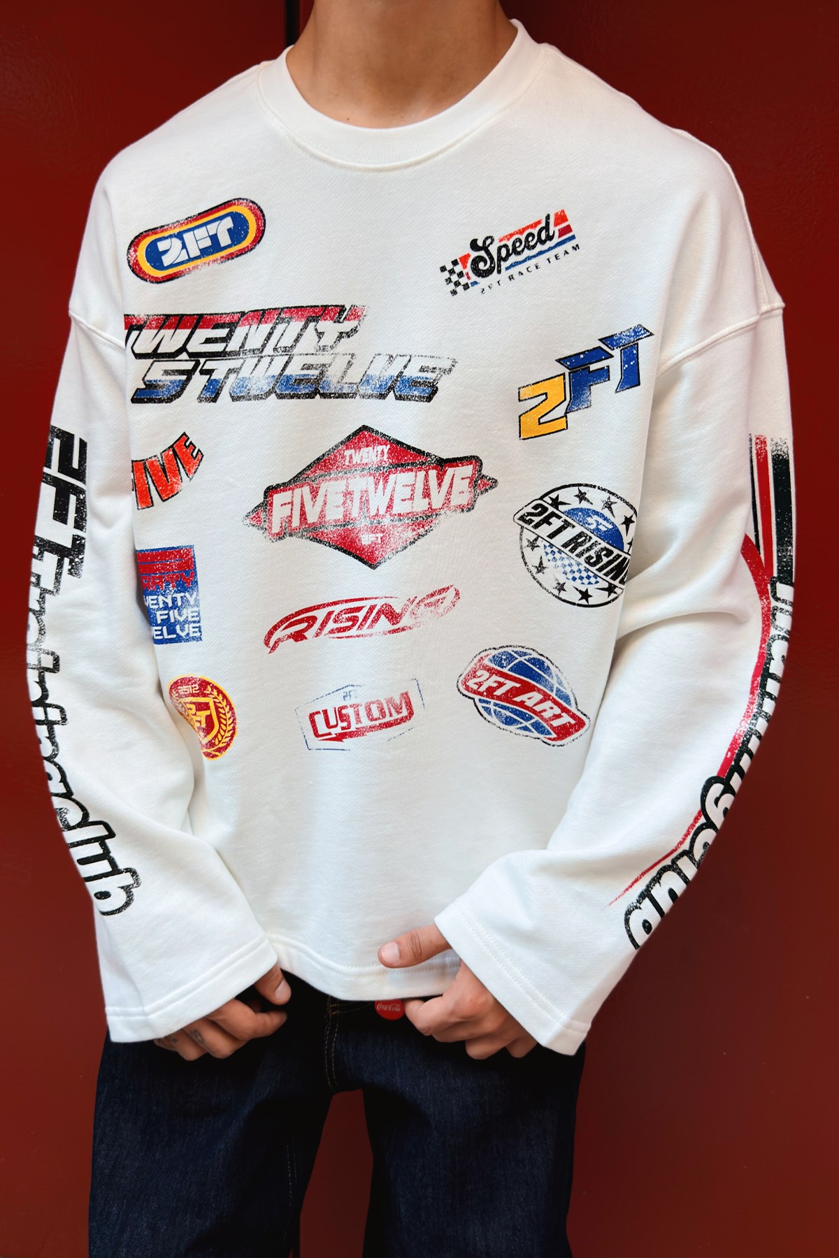 Racing Archive Ecru Long Sleeve
