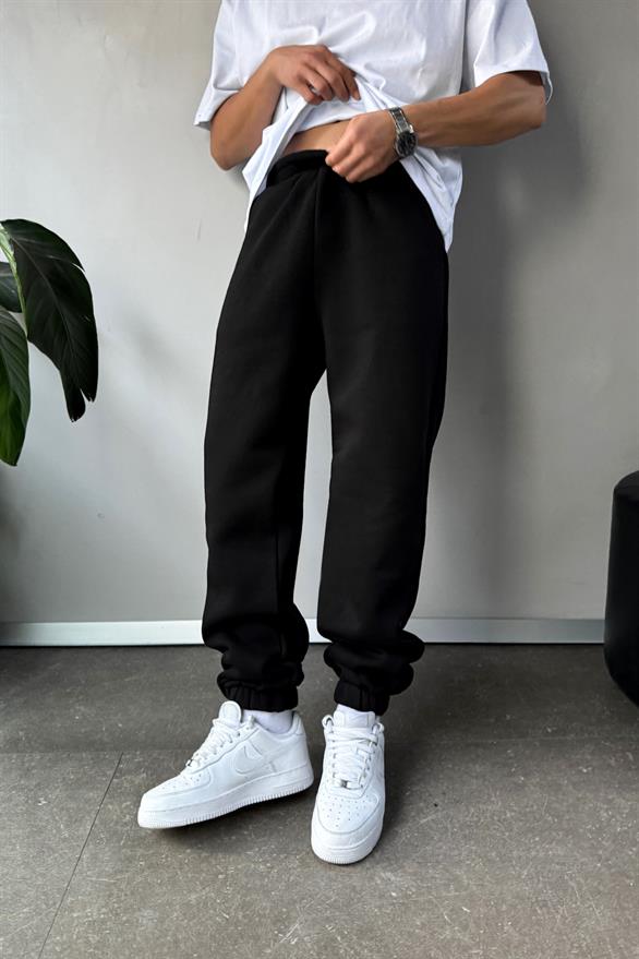 Regular Jogger Siyah Eşofman Altı