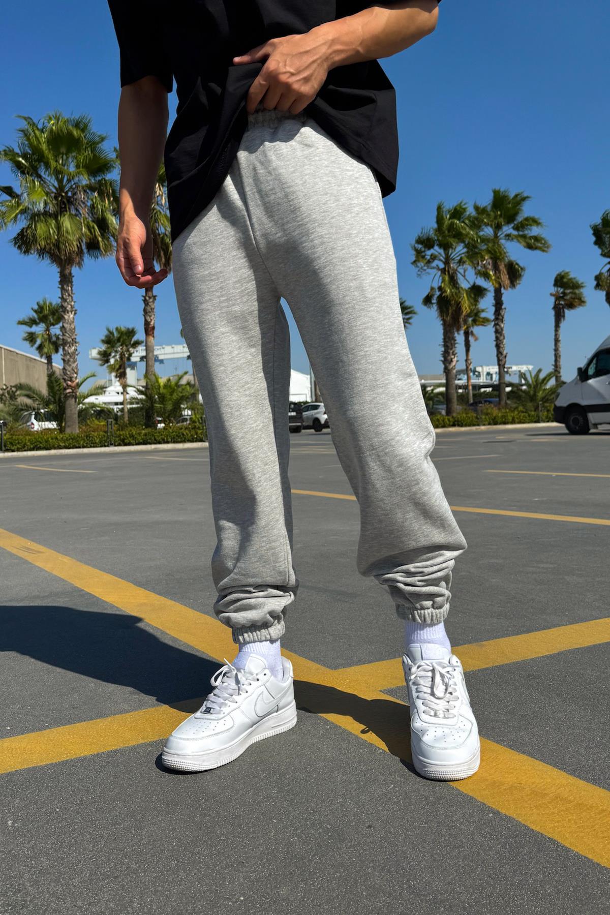 Regular Jogger Eşofman Altı Gri