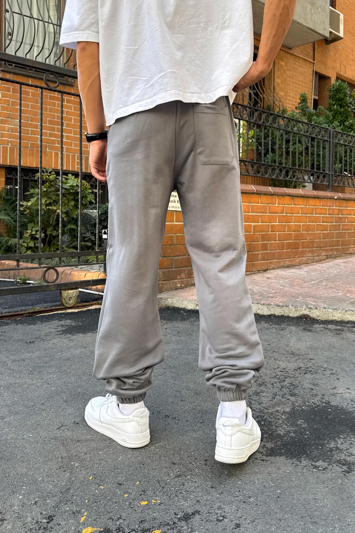 Regular Jogger Füme Eşofman Altı