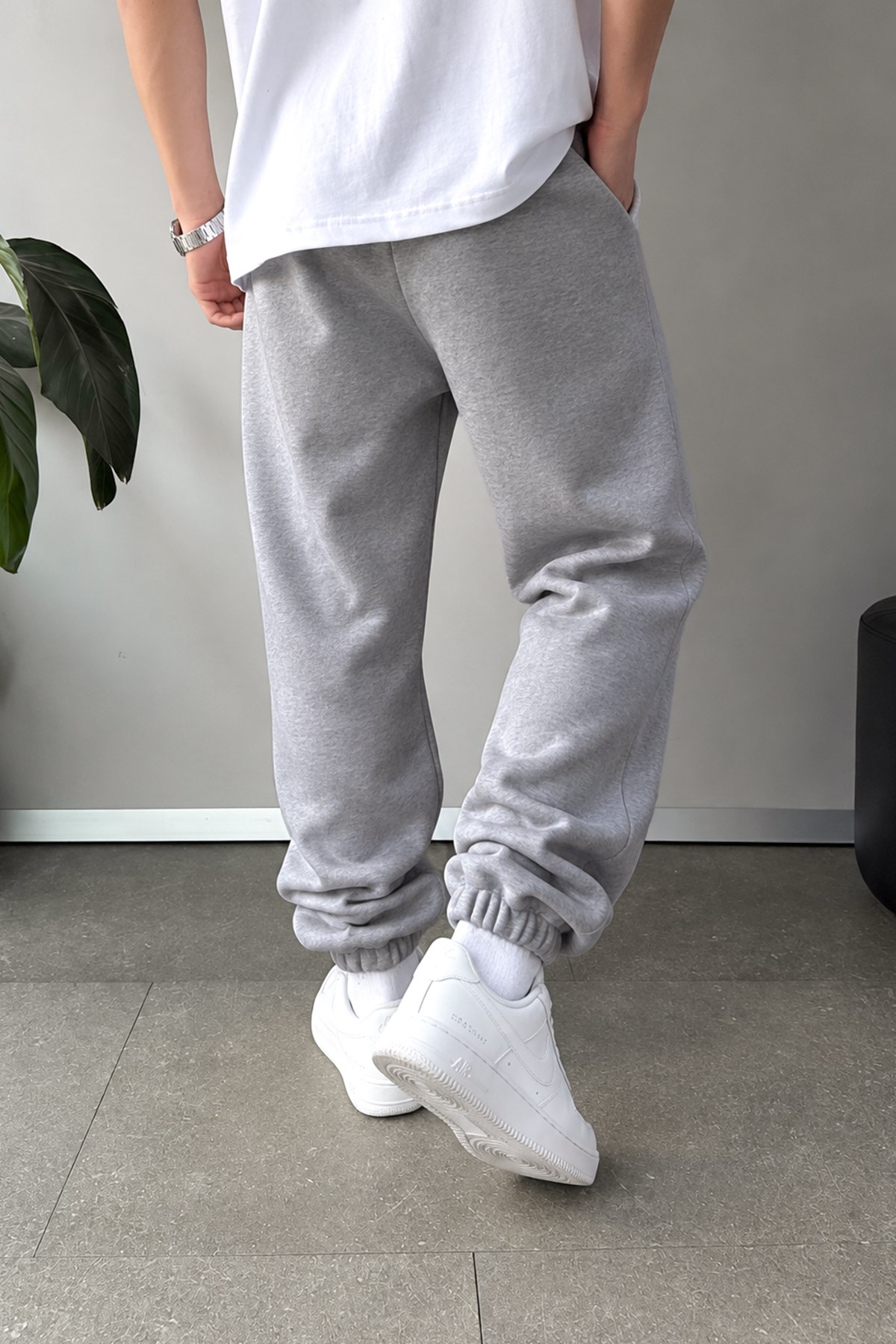 Regular Jogger Eşofman Altı Gri