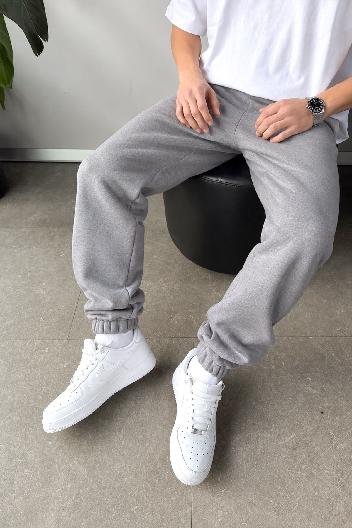 Regular Jogger Eşofman Altı Gri