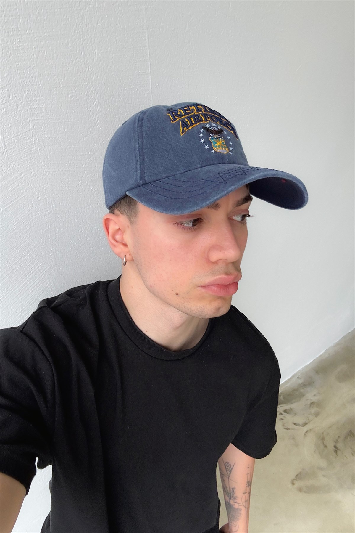 Retired Airforce Nakışlı Şapka