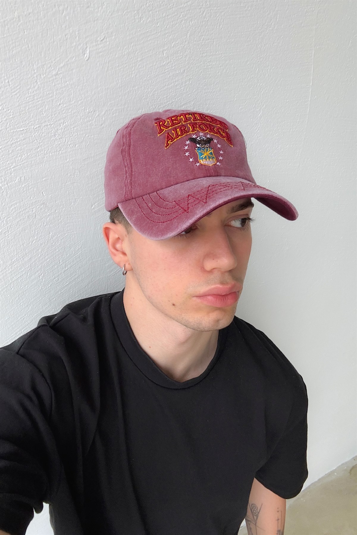 Retired Airforce Nakışlı Şapka