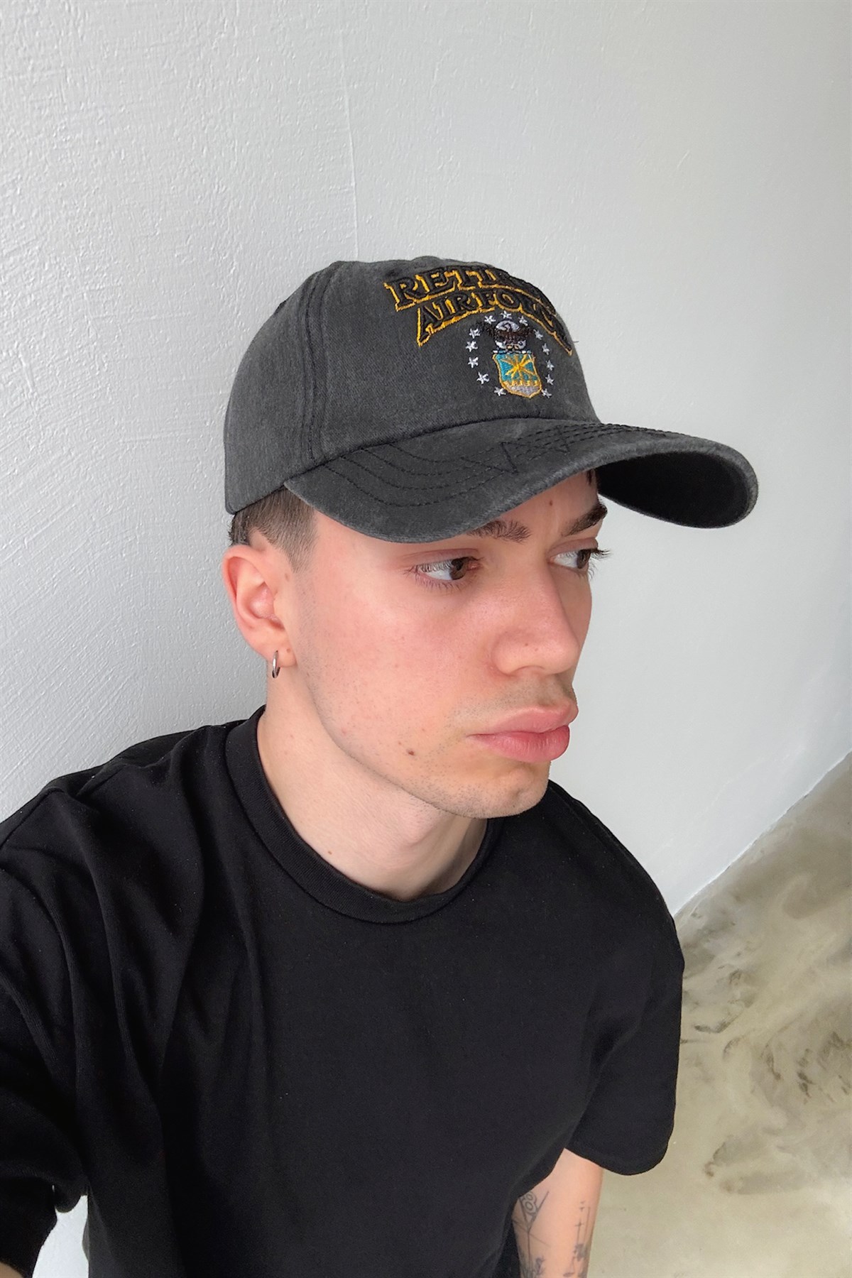 Retired Airforce Nakışlı Şapka