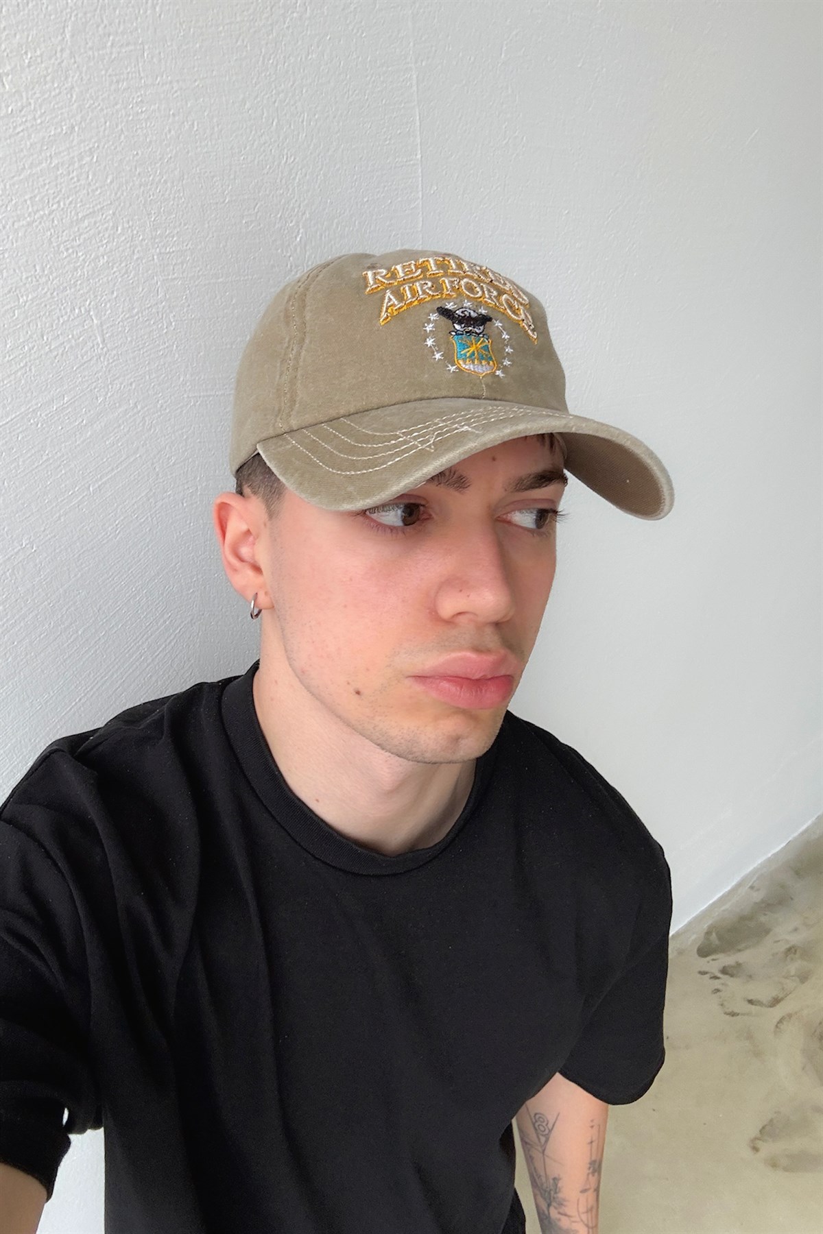 Retired Airforce Nakışlı Şapka
