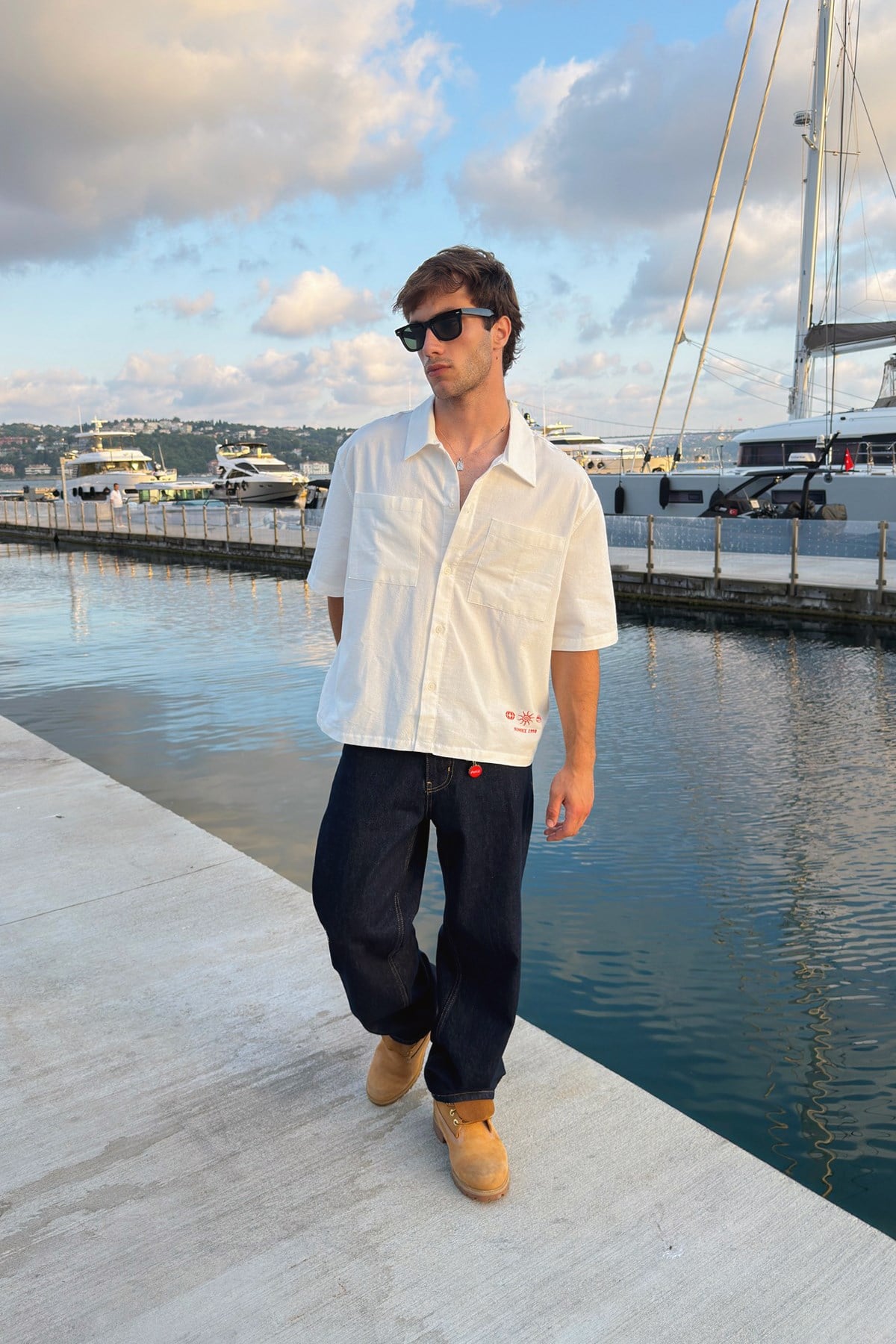 Riviera Boxy Camp-Collar Shirt