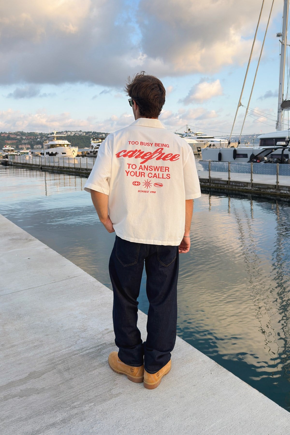 Riviera Boxy Camp-Collar Shirt